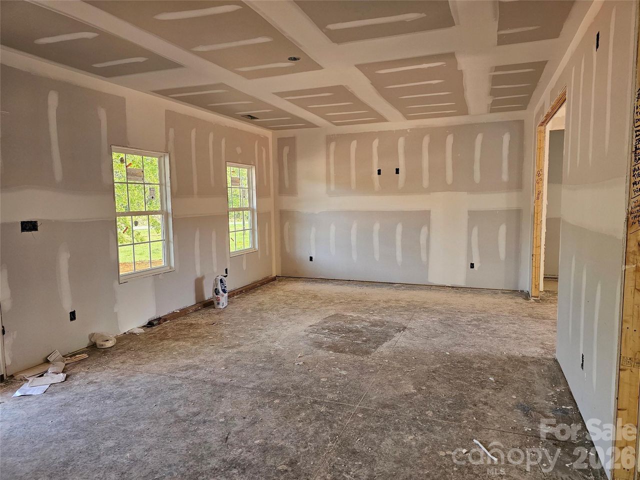 In-progress construction of a new home in , Lancaster, SC (Image 2).