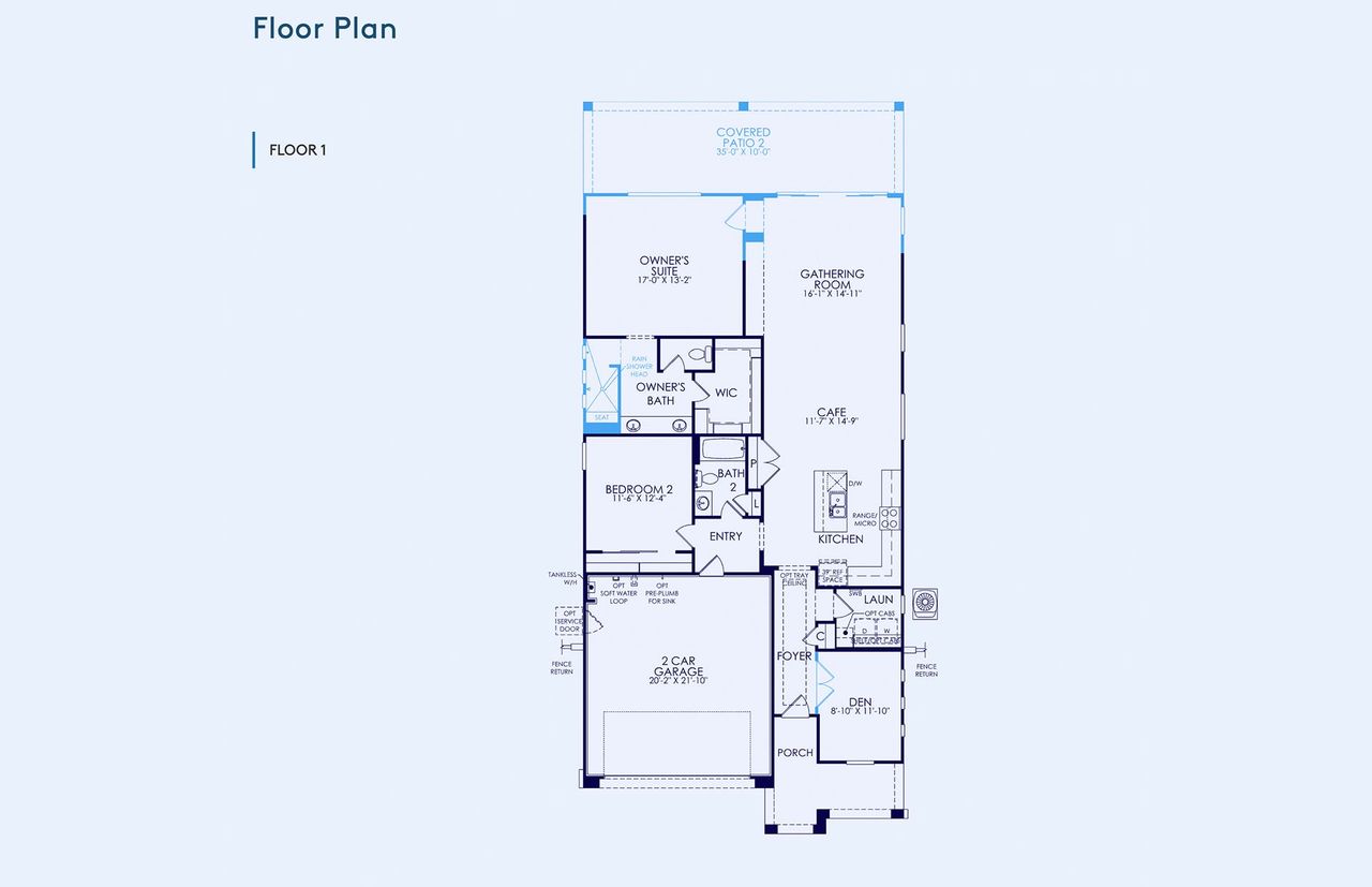 2D floor plan layout of this home in Regent Hills - Meadow Series, Buckeye, AZ (Image 2). 2D floor plan layout of this home in Regent Hills - Meadow Series, Buckeye, AZ (Image 2).