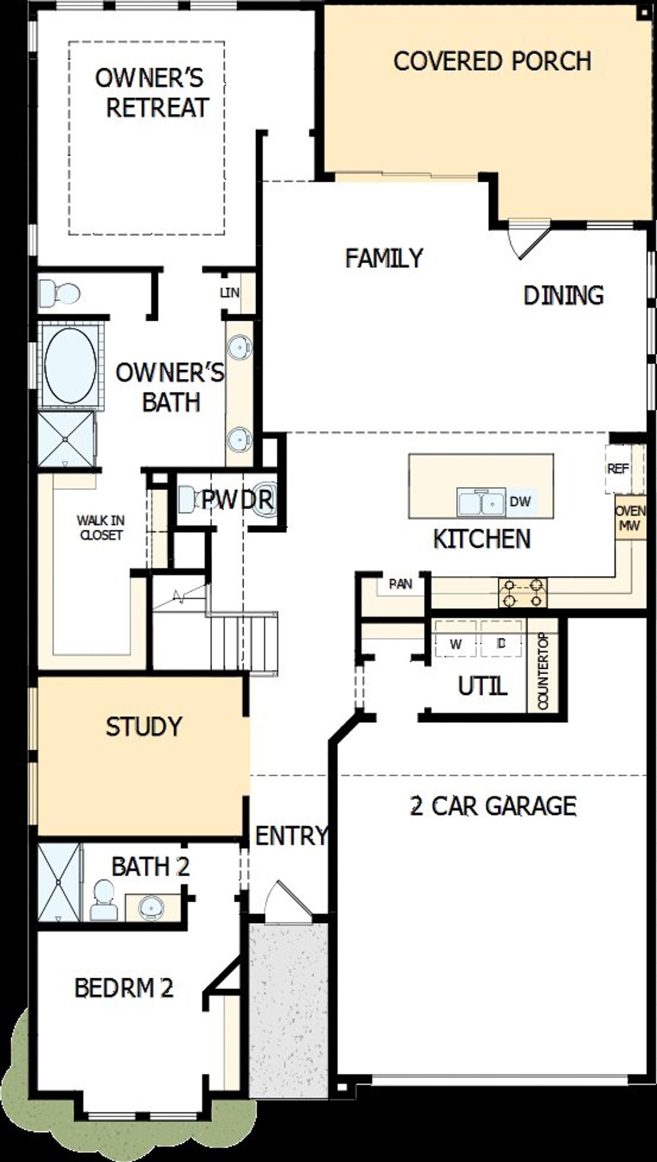 2D floor plan layout of this home in Tavolo Park Cottages, Fort Worth, TX (Image 2). 2D floor plan layout of this home in Tavolo Park Cottages, Fort Worth, TX (Image 2).