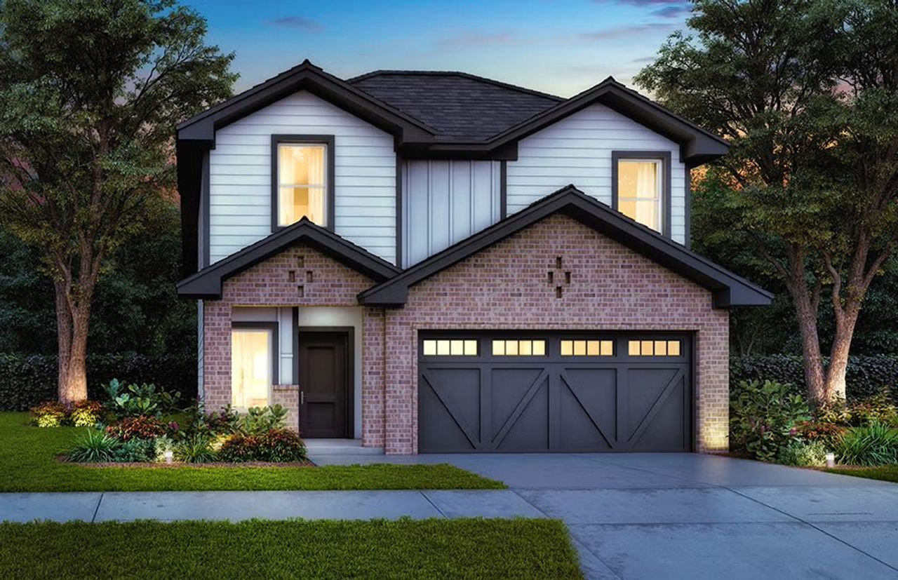 Representative exterior photo of a completed home built from the Holly by Home Creations in Santa Fe, Cleveland, TX (Image 2).