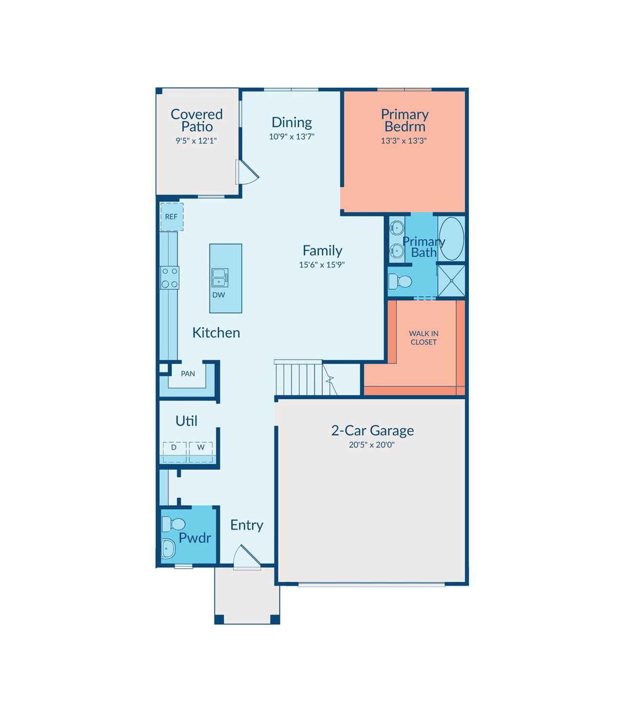 2D floor plan layout of this home in Sofi Lakes, Katy, TX (Image 2). 2D floor plan layout of this home in Sofi Lakes, Katy, TX (Image 2).