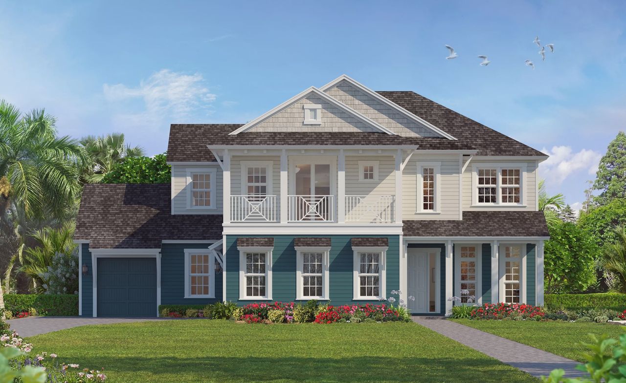 Representative exterior photo of a completed home built from the Breckenridge by ICI Homes in Middlebourne, St. Johns, FL (Image 2).
