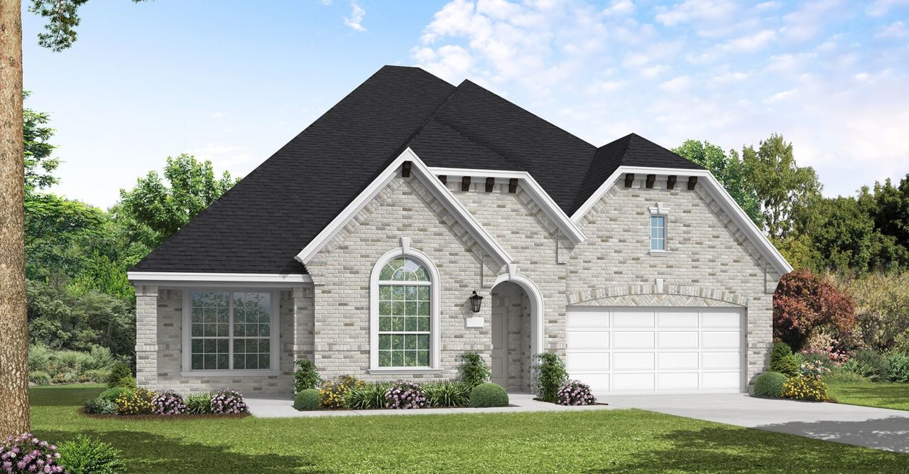 Image 2 representing the Toledo Bend II by Coventry Homes in Sandbrock Ranch, Aubrey, TX.