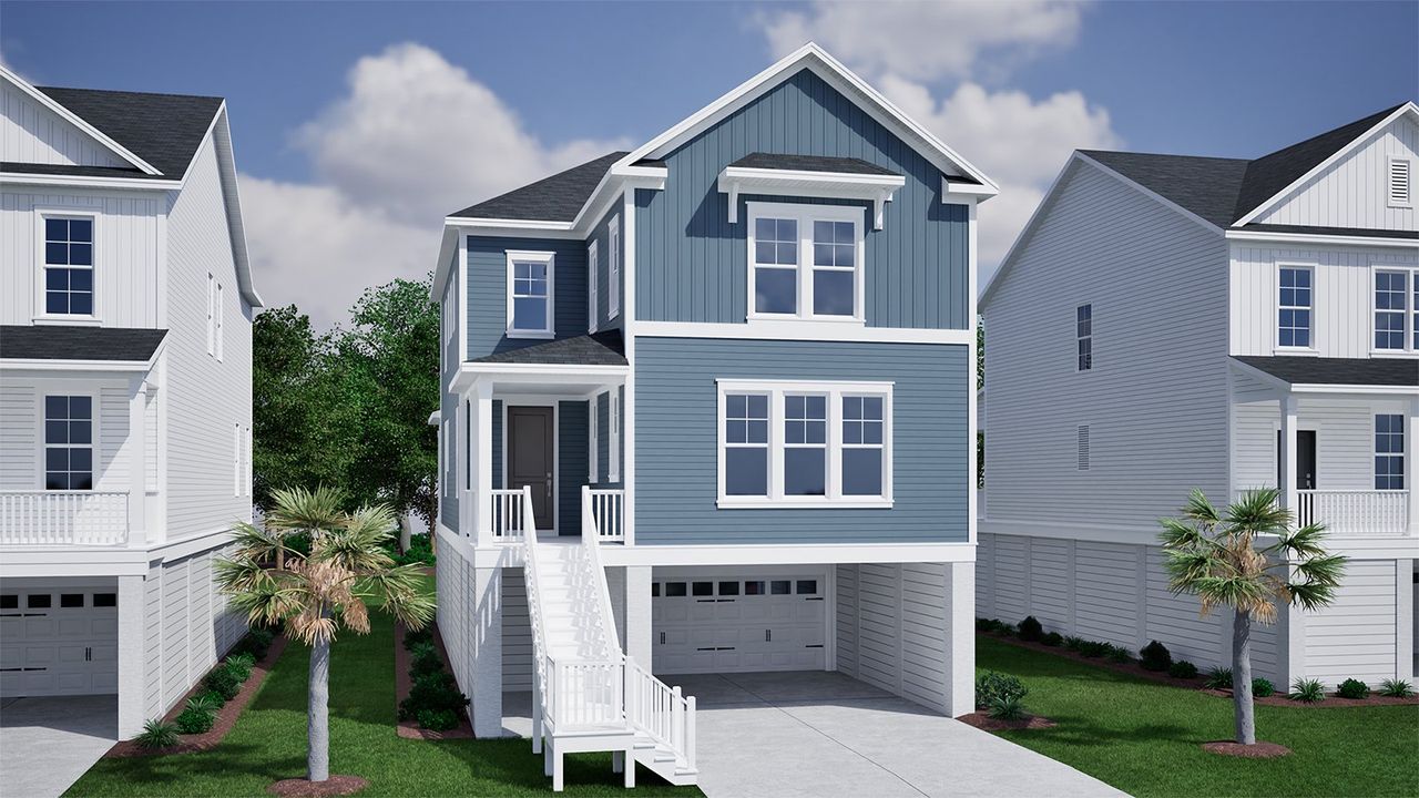 Representative exterior photo of a completed home built from the Harmon - Coastal Collection by Mungo Homes in Long Savanna, Charleston, SC (Image 2). Representative exterior photo of a completed home built from the Harmon - Coastal Collection by Mungo Homes in Long Savanna, Charleston, SC (Image 2).