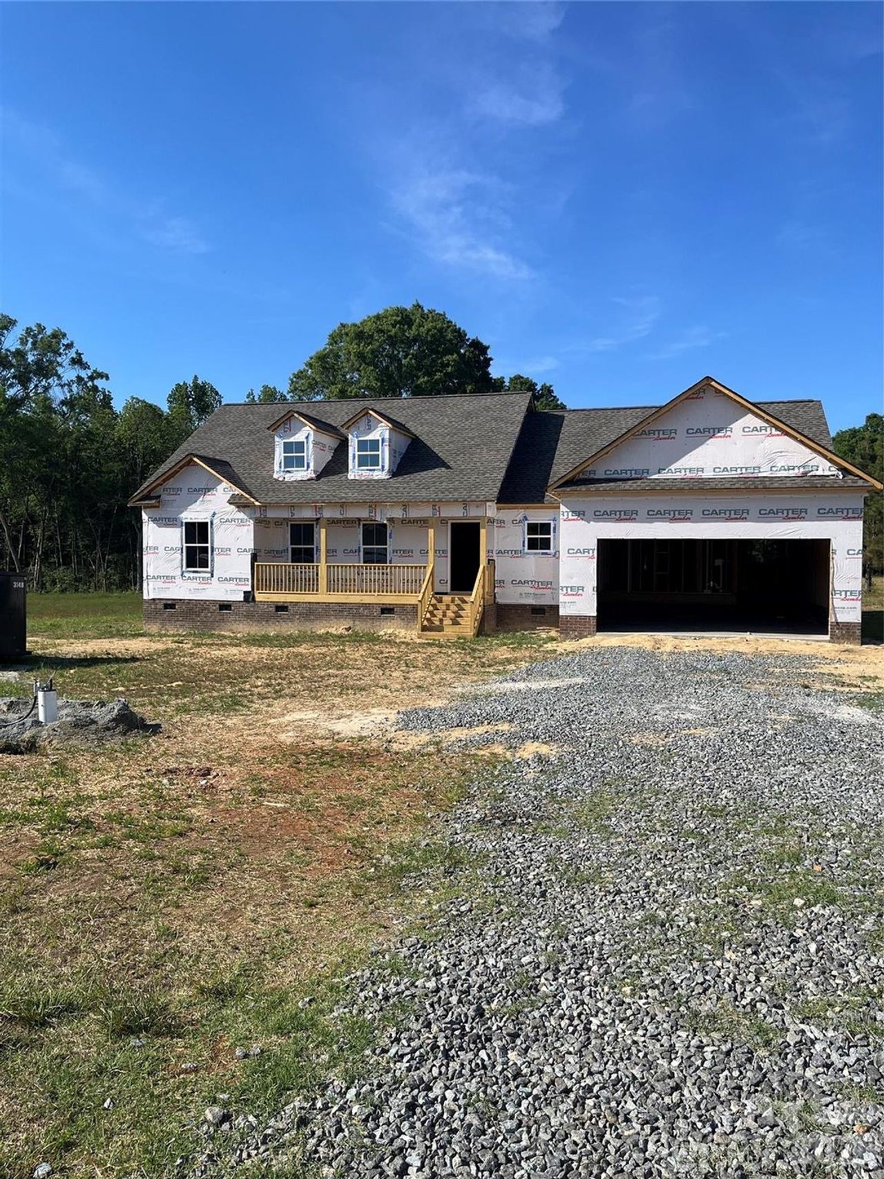 In-progress construction of a new home in , Rock Hill, SC (Image 2).