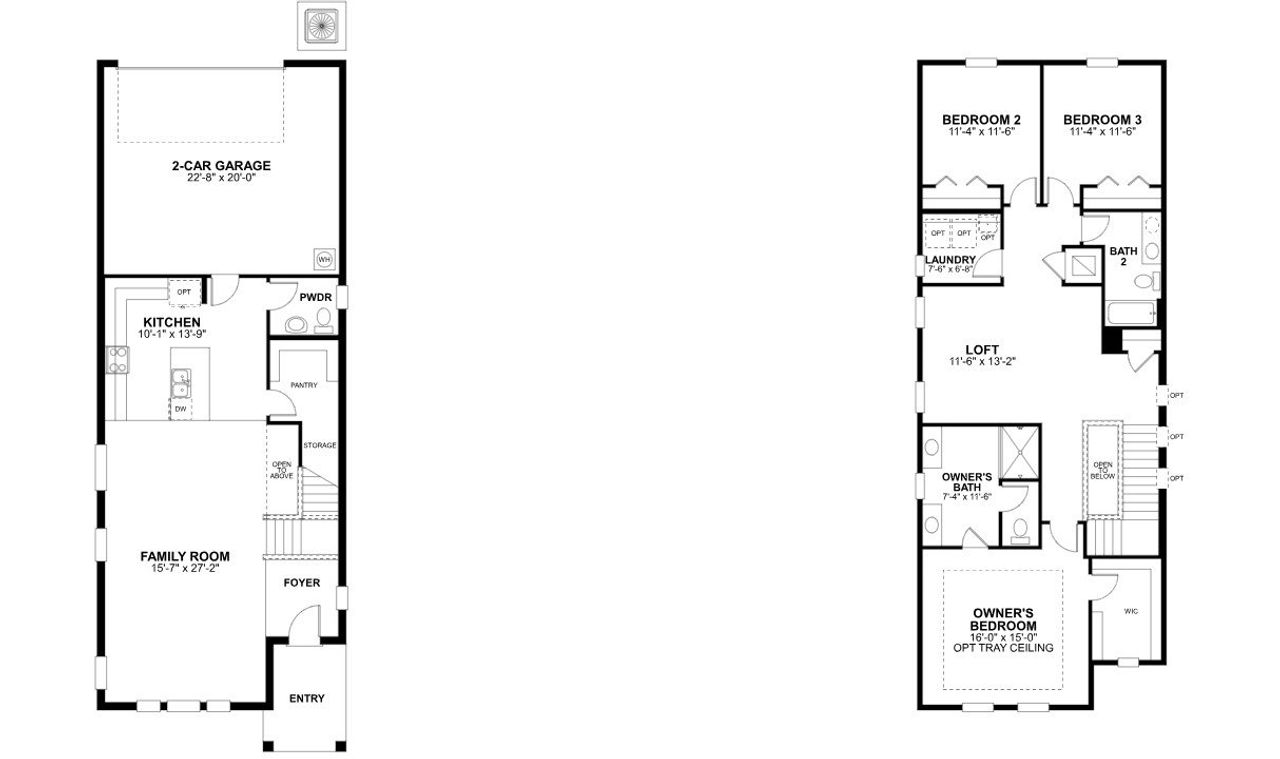 2D floor plan layout of this home in Lake Star at Ovation, Winter Garden, FL (Image 2). 2D floor plan layout of this home in Lake Star at Ovation, Winter Garden, FL (Image 2).
