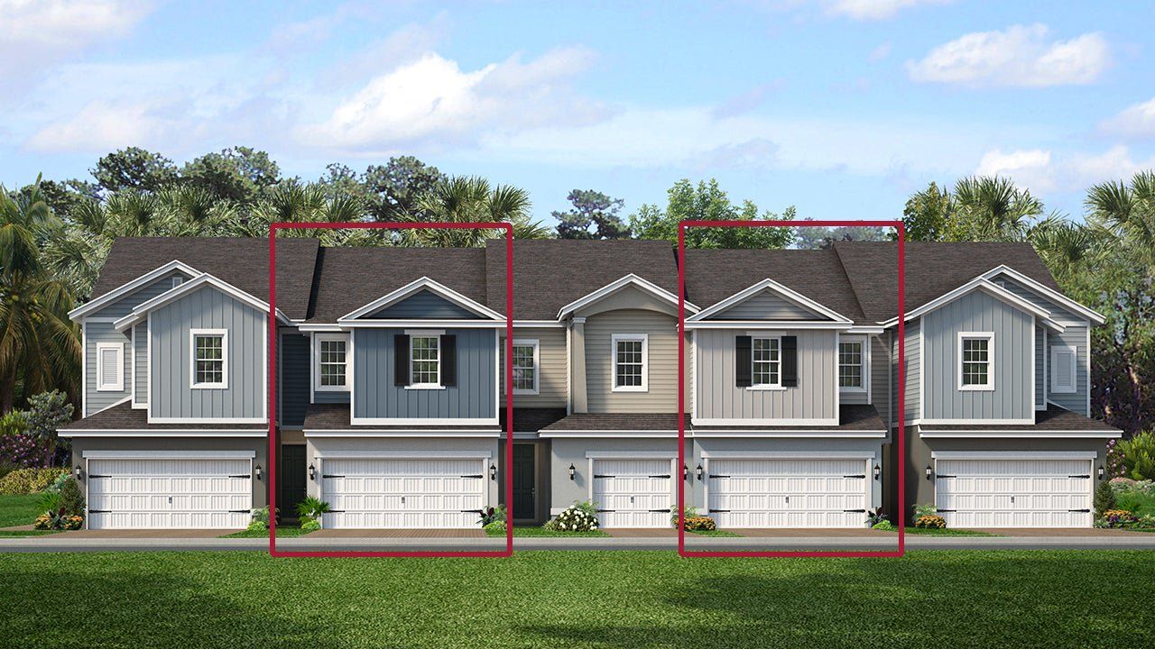Representative exterior photo of a completed home built from the The Washington by Park Square Residential in Townwalk at Babcock Ranch, Punta Gorda, FL (Image 2).