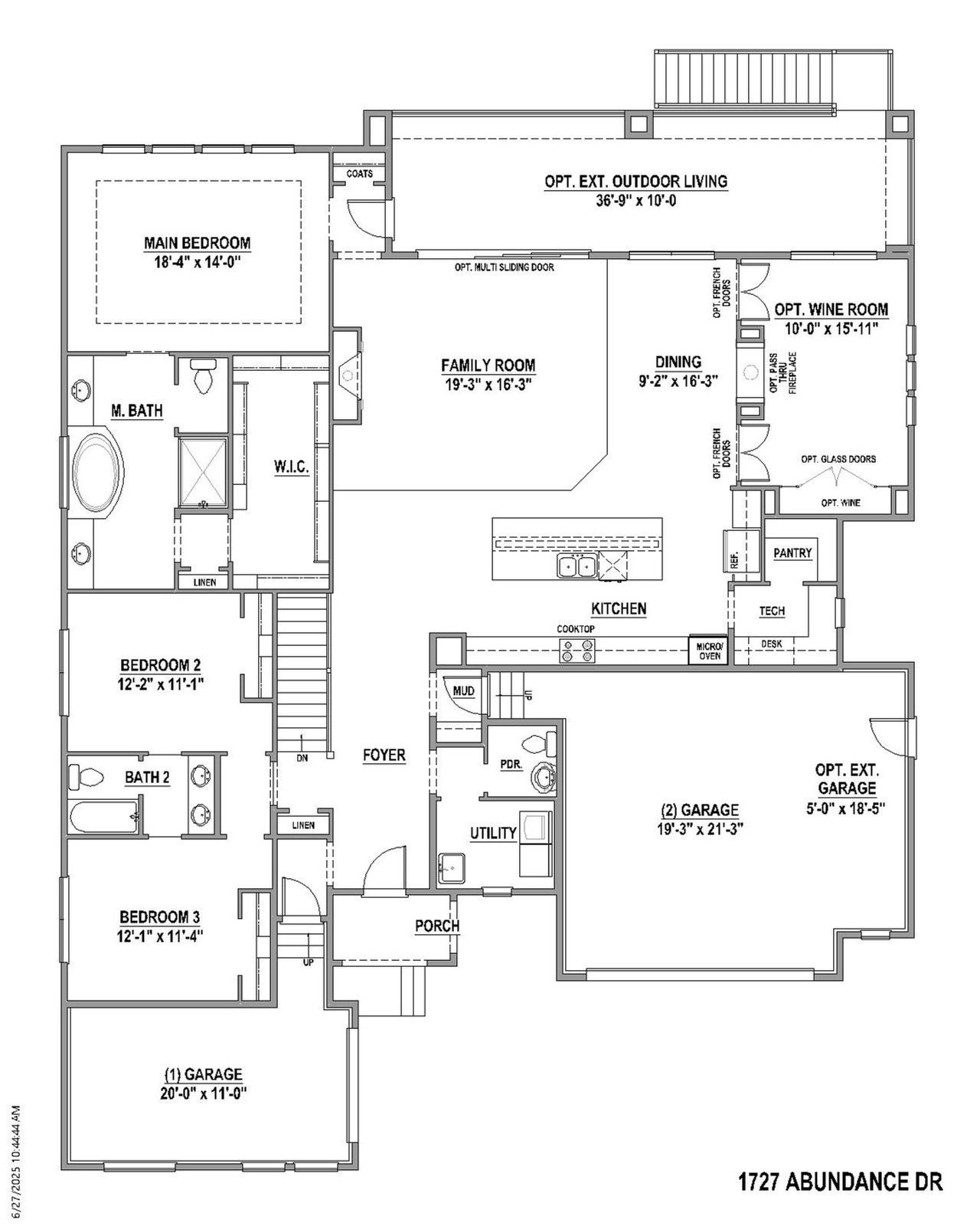2D floor plan layout of this home in The Greens at RainDance National, Windsor, CO (Image 2). 2D floor plan layout of this home in The Greens at RainDance National, Windsor, CO (Image 2).