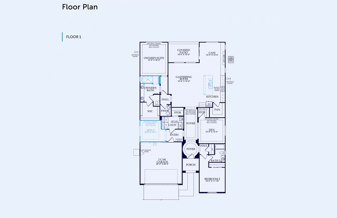 2D floor plan layout of this home in Sun City Anthem at Merrill Ranch, Florence, AZ (Image 2). 2D floor plan layout of this home in Sun City Anthem at Merrill Ranch, Florence, AZ (Image 2).