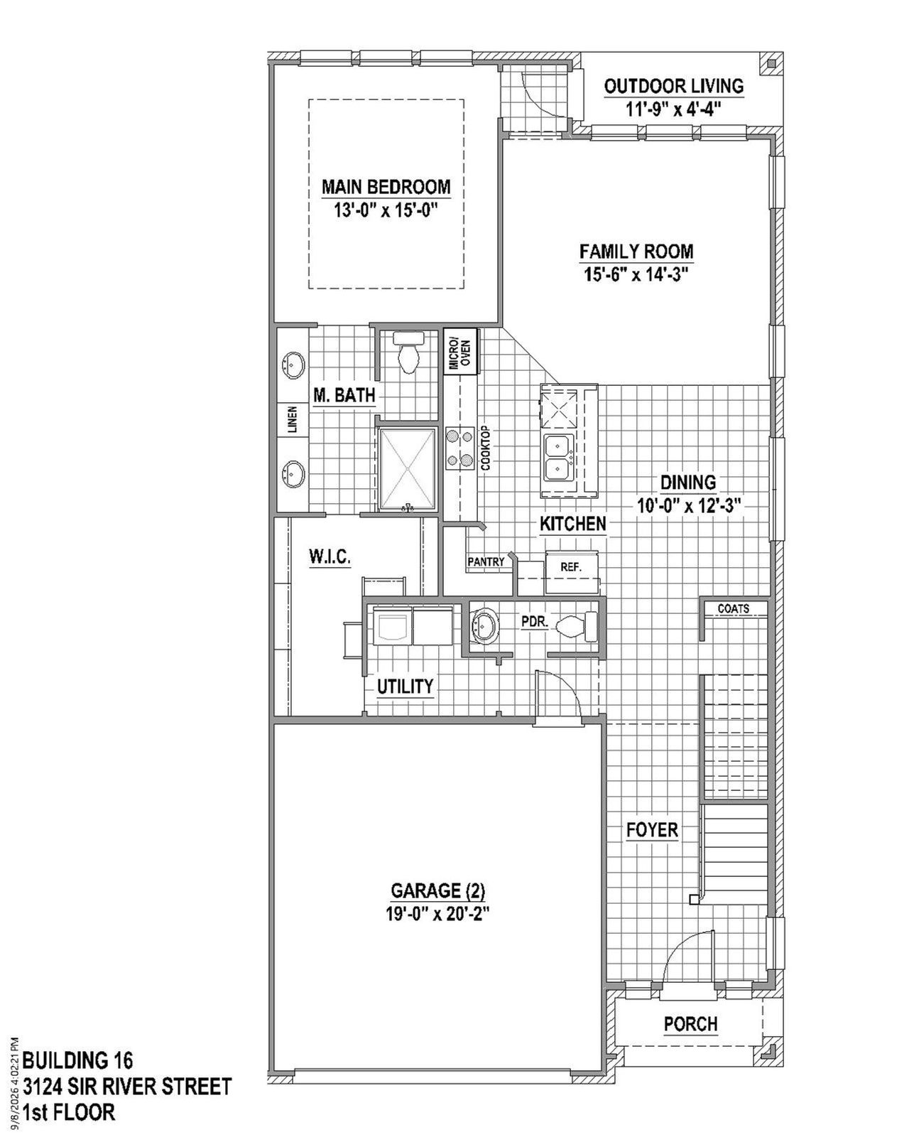 TH Building 16 Unit 3 W 1st Floor