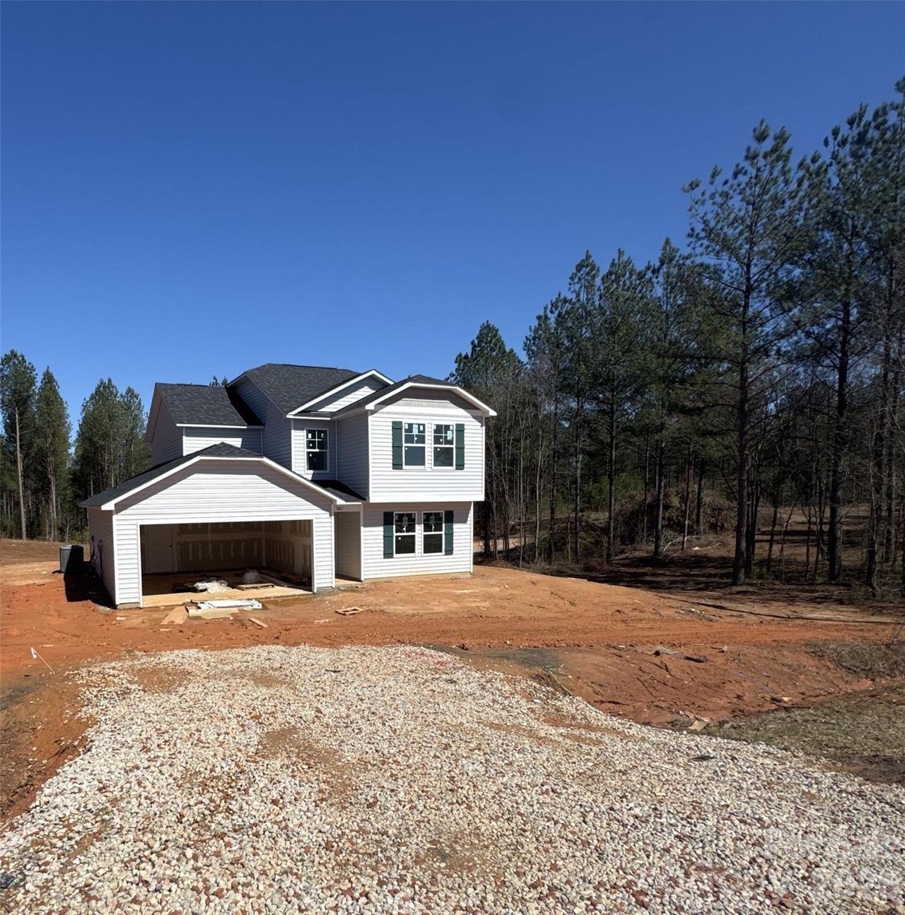 In-progress construction of a new home in , Mooresboro, NC (Image 2).