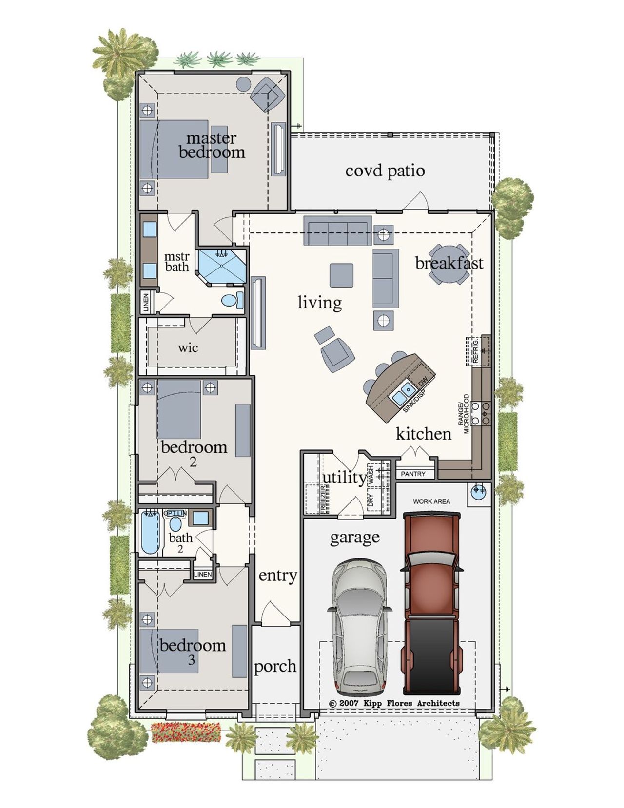 2D floor plan layout of this home in TerraVista, Victoria, TX (Image 2).
