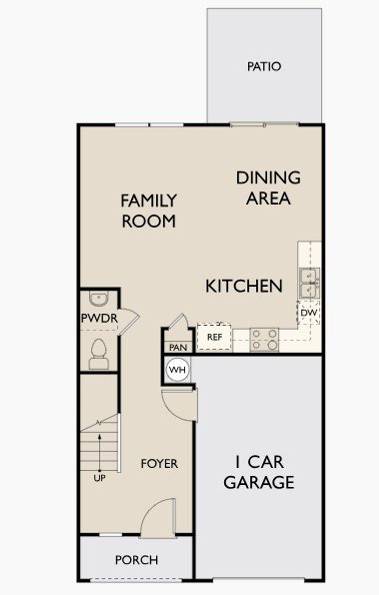 2D floor plan layout of this home in Halstead, Moncks Corner, SC (Image 2).