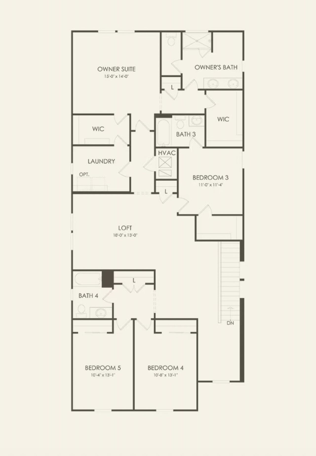 2D floor plan layout of this home in Silverlake, Lake Alfred, FL (Image 2).