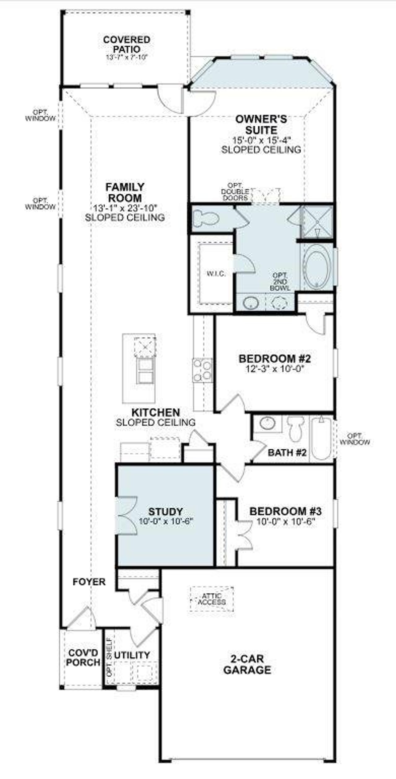 2D floor plan layout of this home in Marvida, Cypress, TX (Image 2).