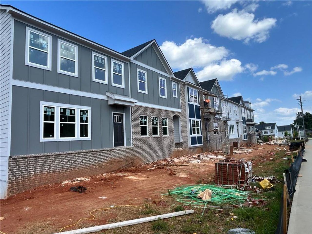 In-progress construction of a new home in Old Salem Crossing, Conyers, GA (Image 2).