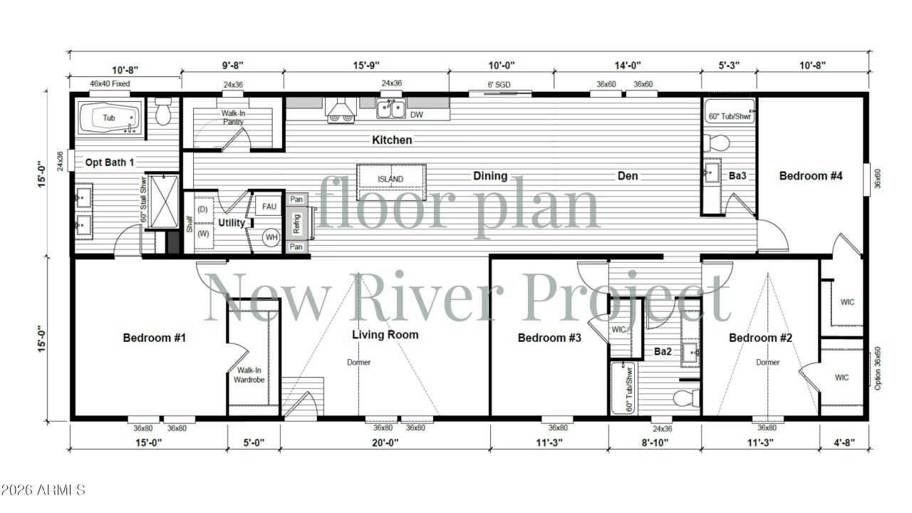 floor plan New River