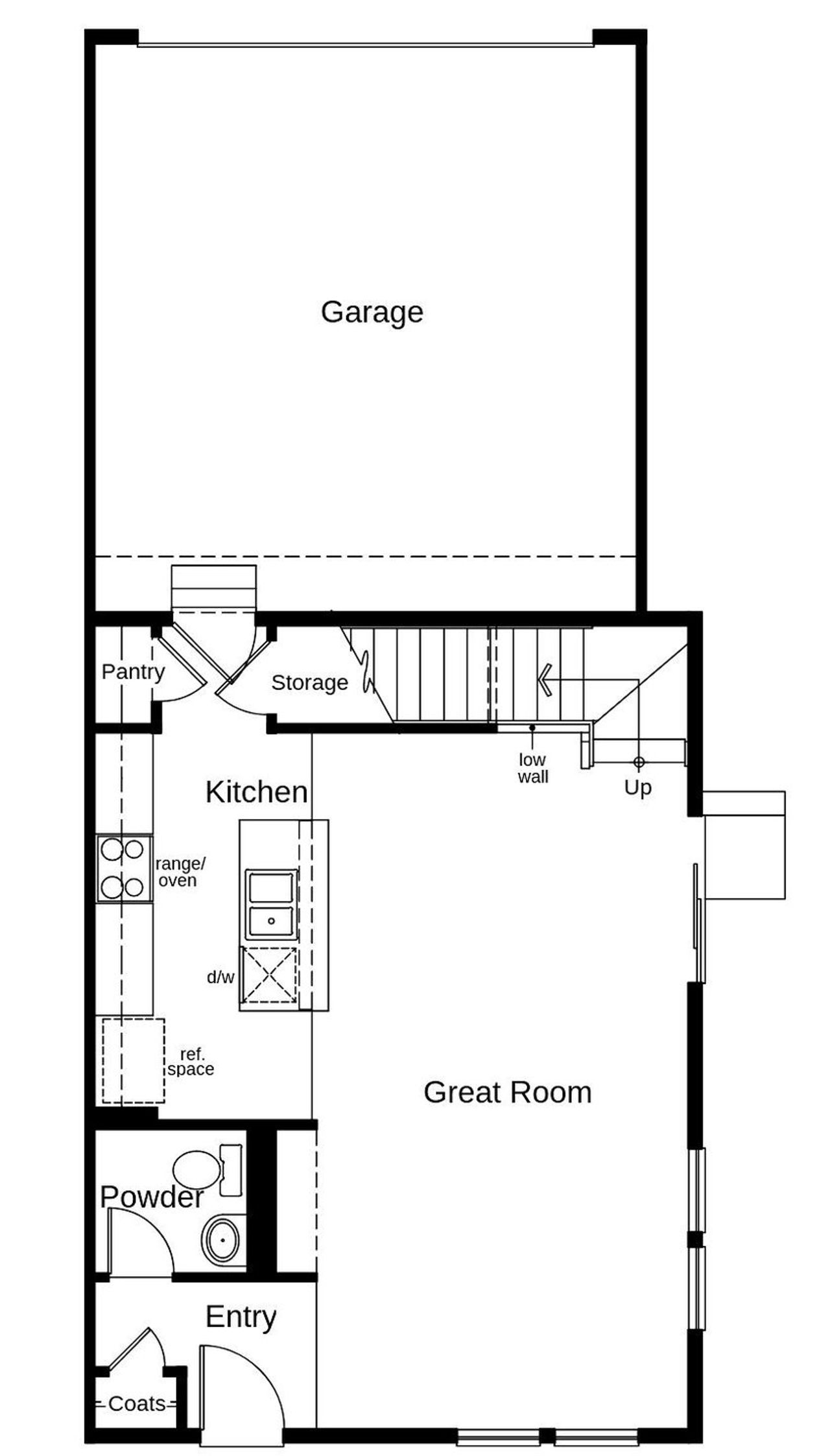 2D floor plan layout of this home in Turnberry Villas, Commerce City, CO (Image 2).