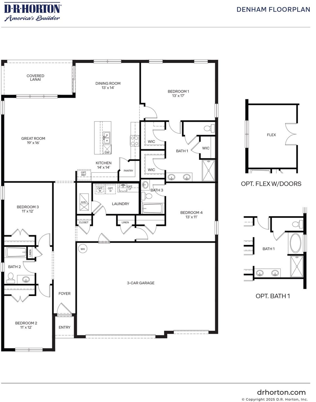 2D floor plan layout of this home in Indian River Preserve, Mims, FL (Image 2). 2D floor plan layout of this home in Indian River Preserve, Mims, FL (Image 2).