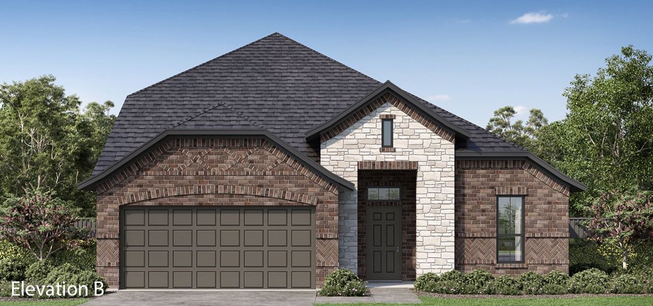 Representative exterior photo of a completed home built from the Callington II by Altura Homes in Forest Ridge Estates, Greenville, TX (Image 2).