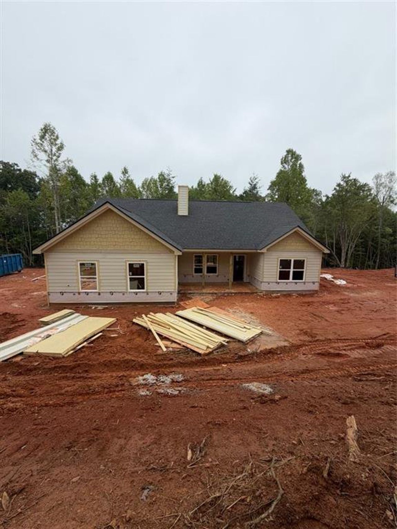 In-progress construction of a new home in , Clarkesville, GA (Image 2).