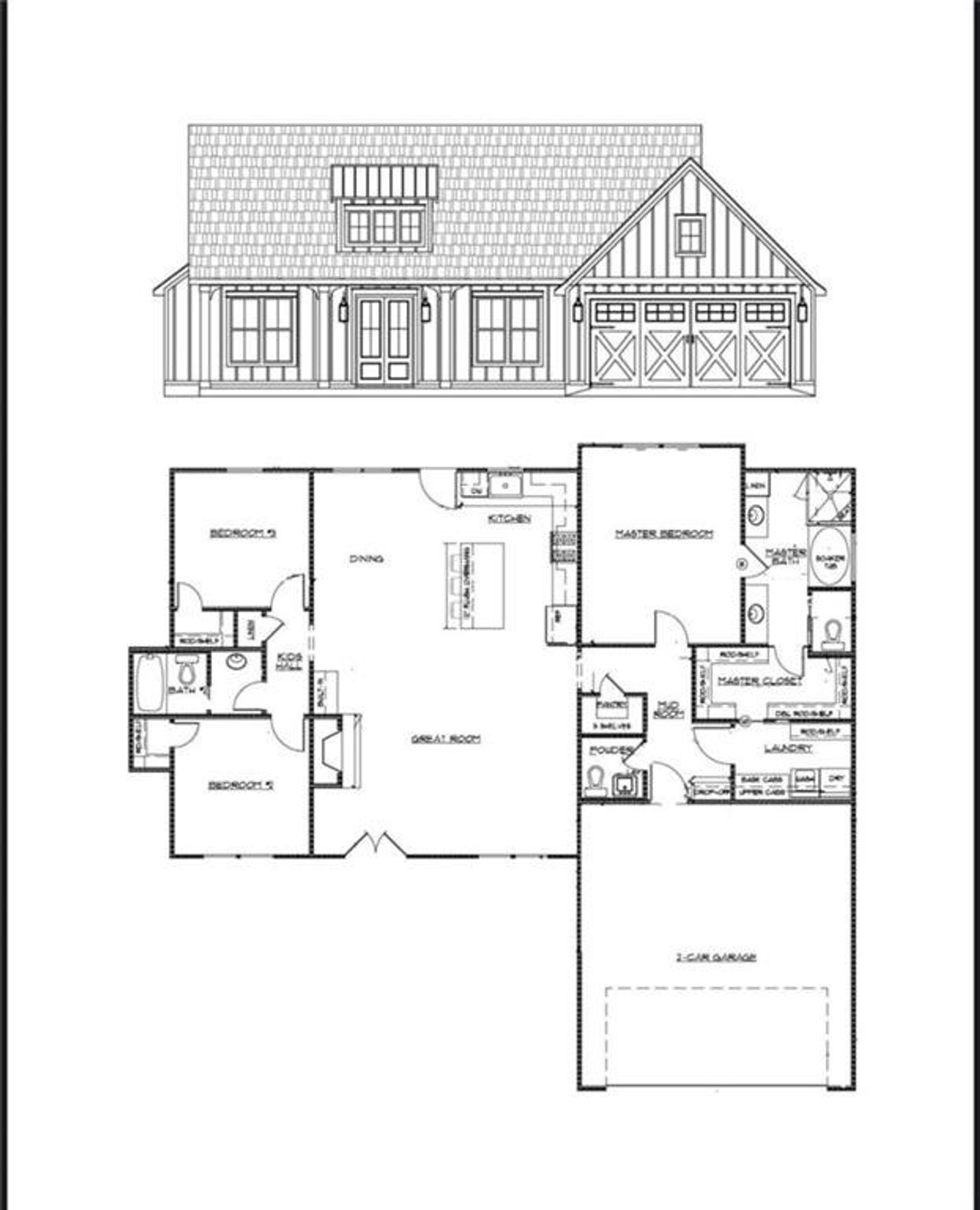 2D floor plan layout of this home in , Bremen, GA (Image 2). 2D floor plan layout of this home in , Bremen, GA (Image 2).