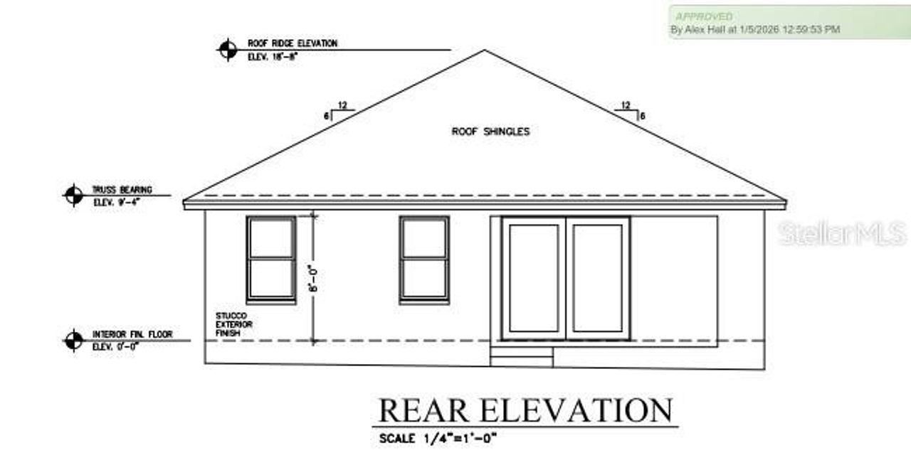 Exterior rendering of this home design in , Tampa, FL (Image 2).