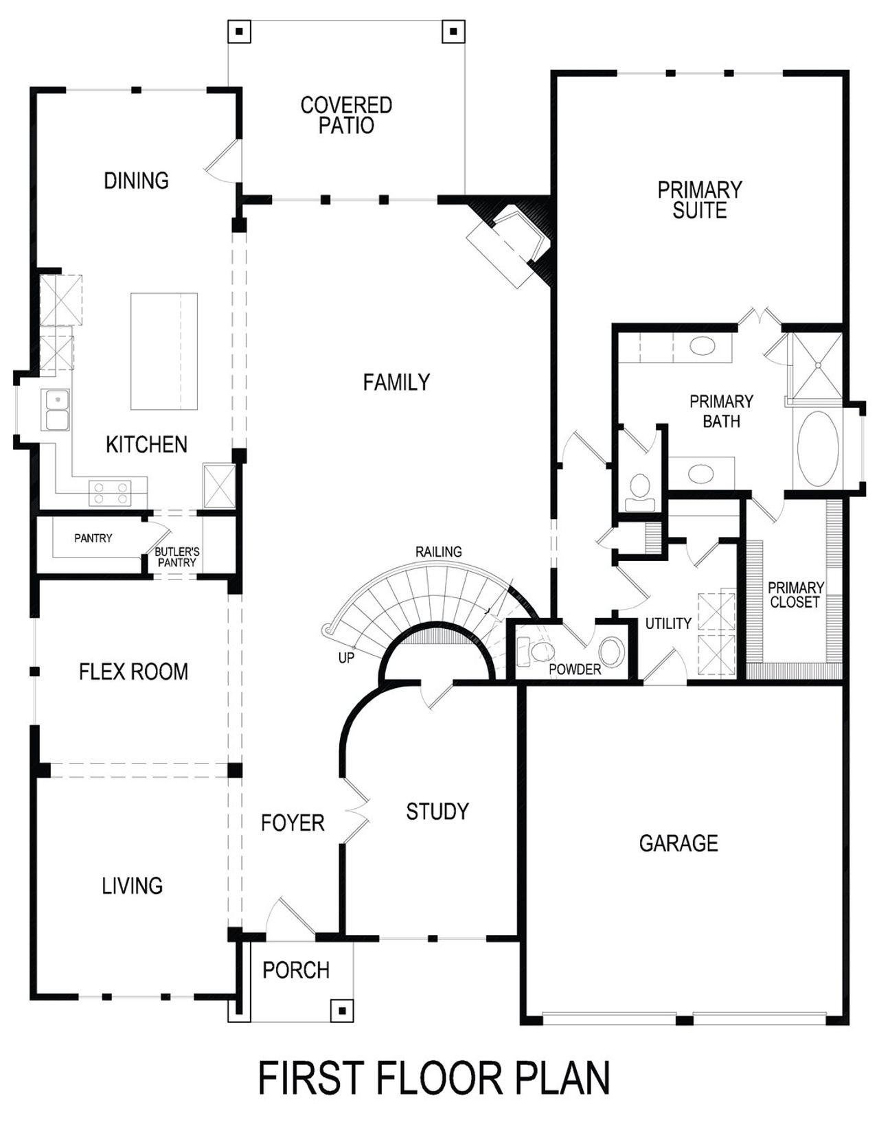 2D floor plan layout of this home in LeTara, Haslet, TX (Image 2).