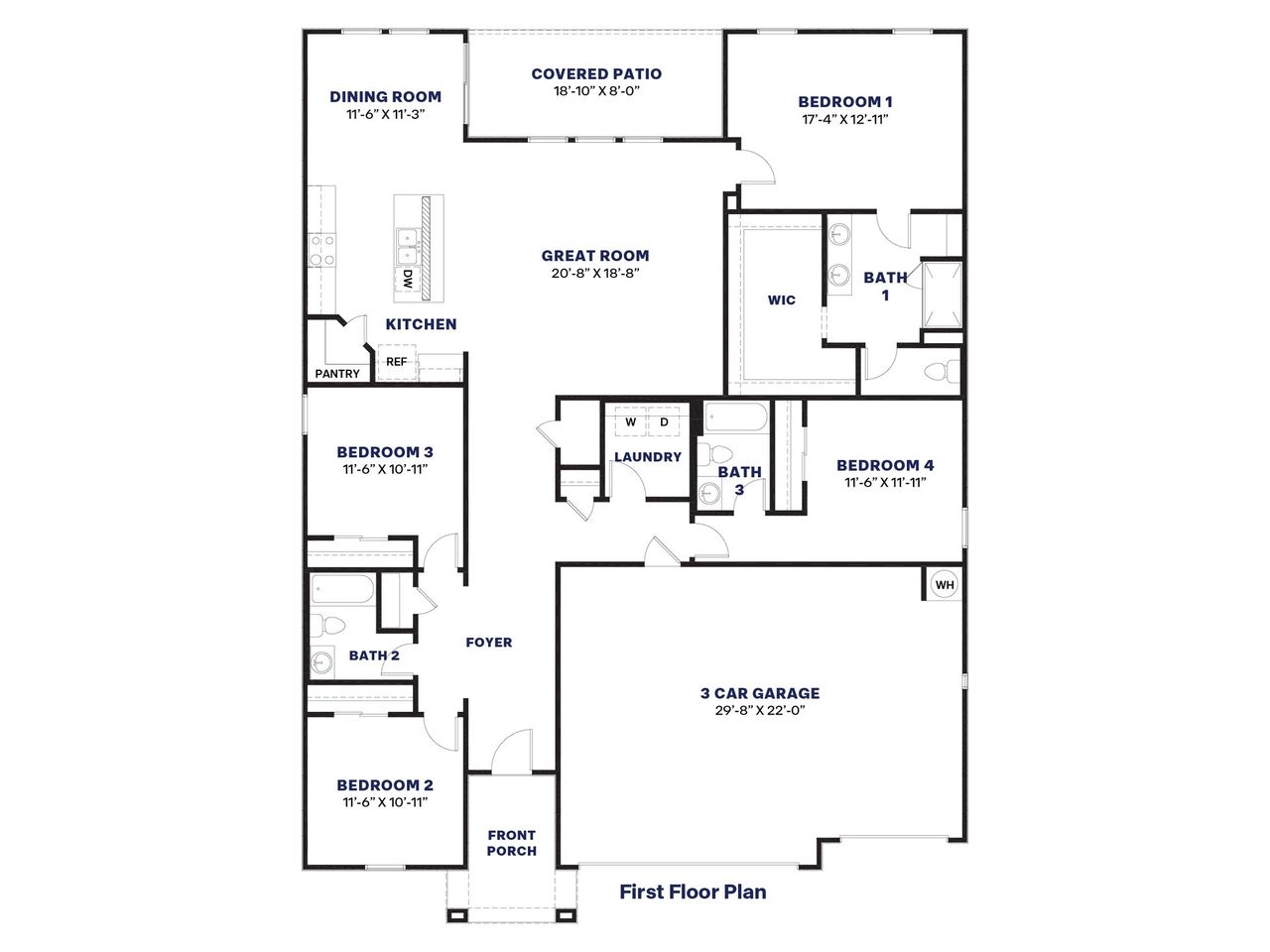 2D floor plan layout of this home in Quail Ranch, San Tan Valley, AZ (Image 2). 2D floor plan layout of this home in Quail Ranch, San Tan Valley, AZ (Image 2).
