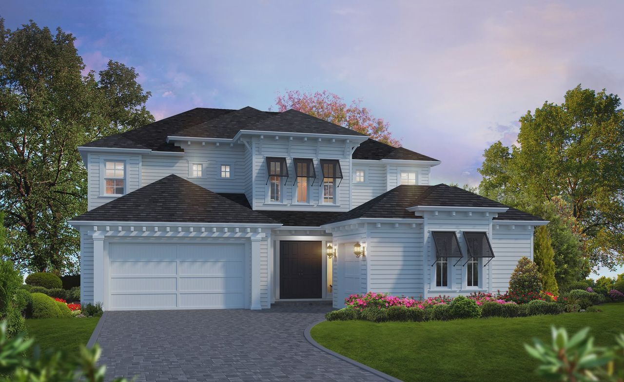 Representative exterior photo of a completed home built from the Brooklyn by ICI Homes in Wellen Park, Venice, FL (Image 2).