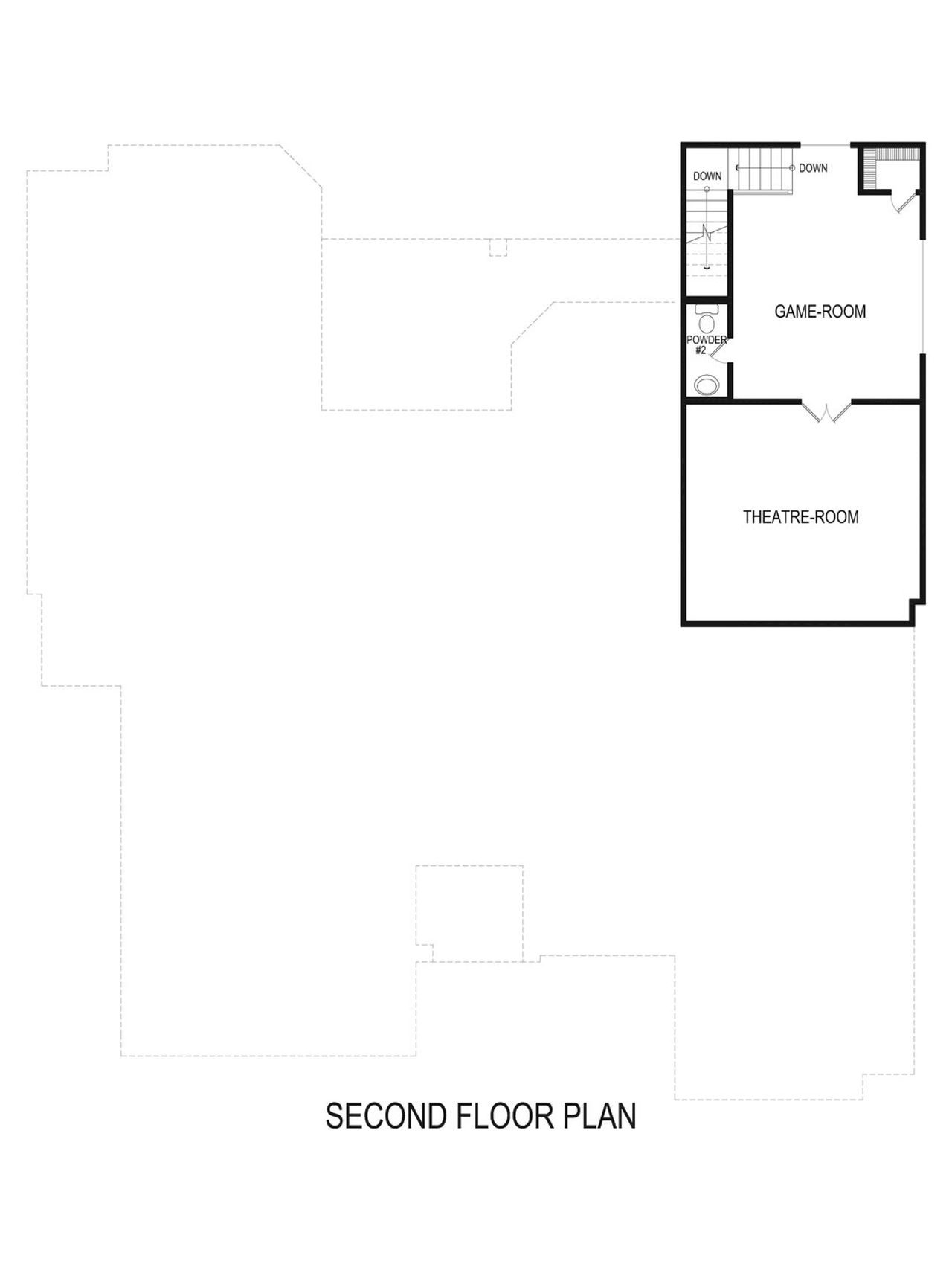2D floor plan layout of this home in Broadmoor Estates, Ovilla, TX (Image 2).