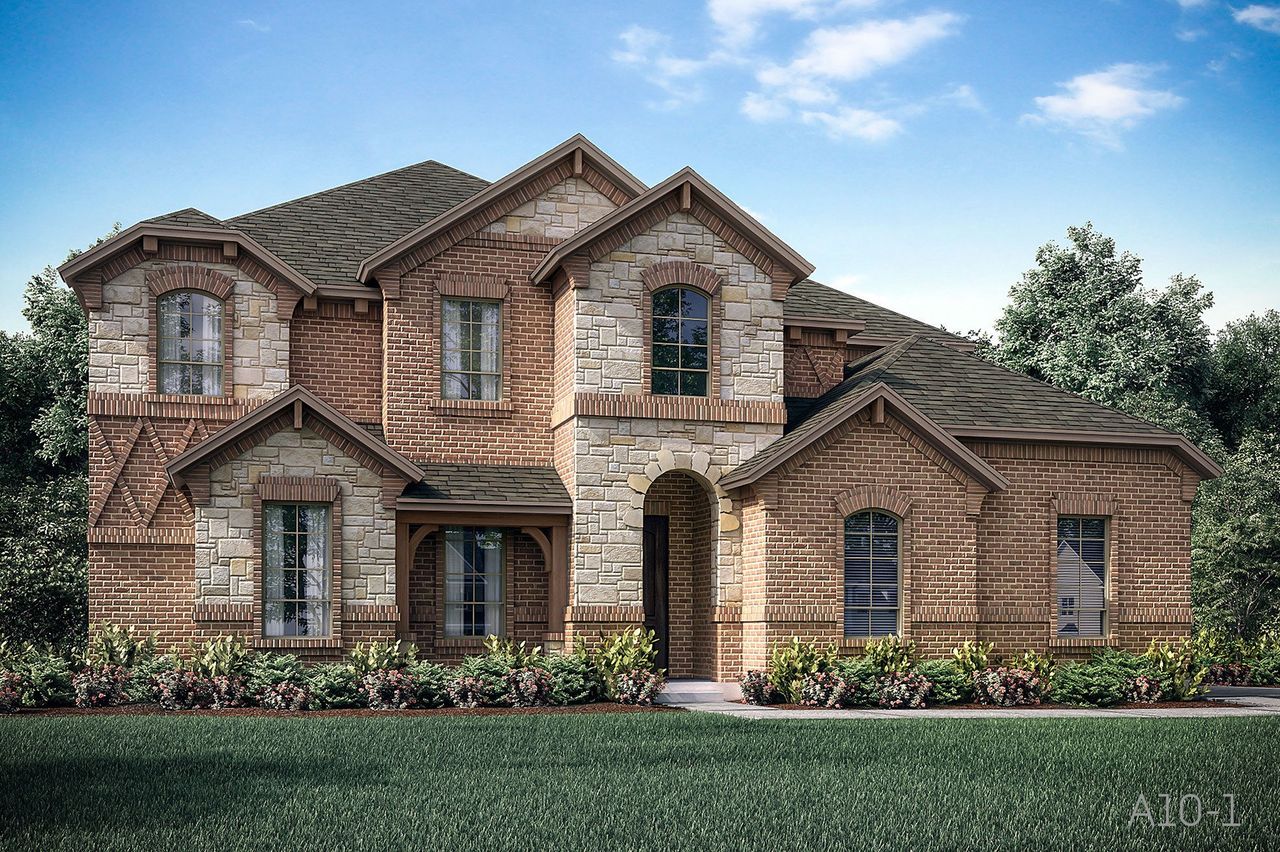Representative exterior photo of a completed home built from the Providence by John Houston Homes in Legacy Ranch - Phase 2, Temple, TX (Image 2).