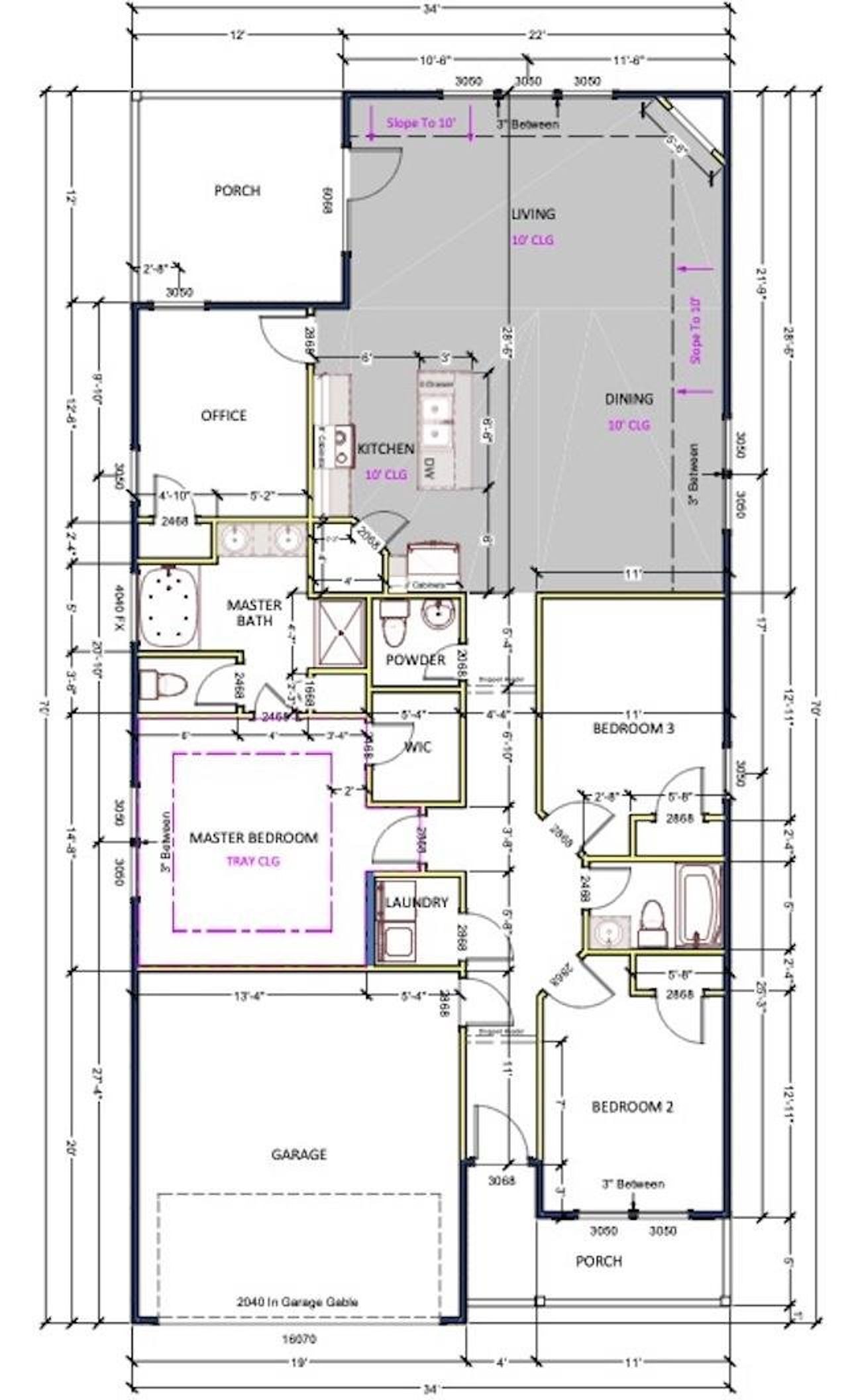 2D floor plan layout of this home in Davis Heights, Inman, SC (Image 2). 2D floor plan layout of this home in Davis Heights, Inman, SC (Image 2).