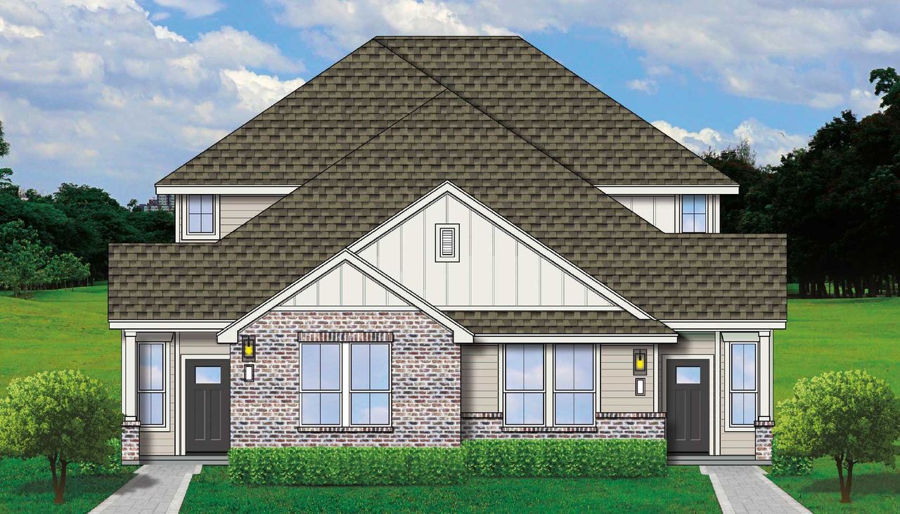 Representative rendering of the exterior for the Willow by Prominence Homes (Image 2).