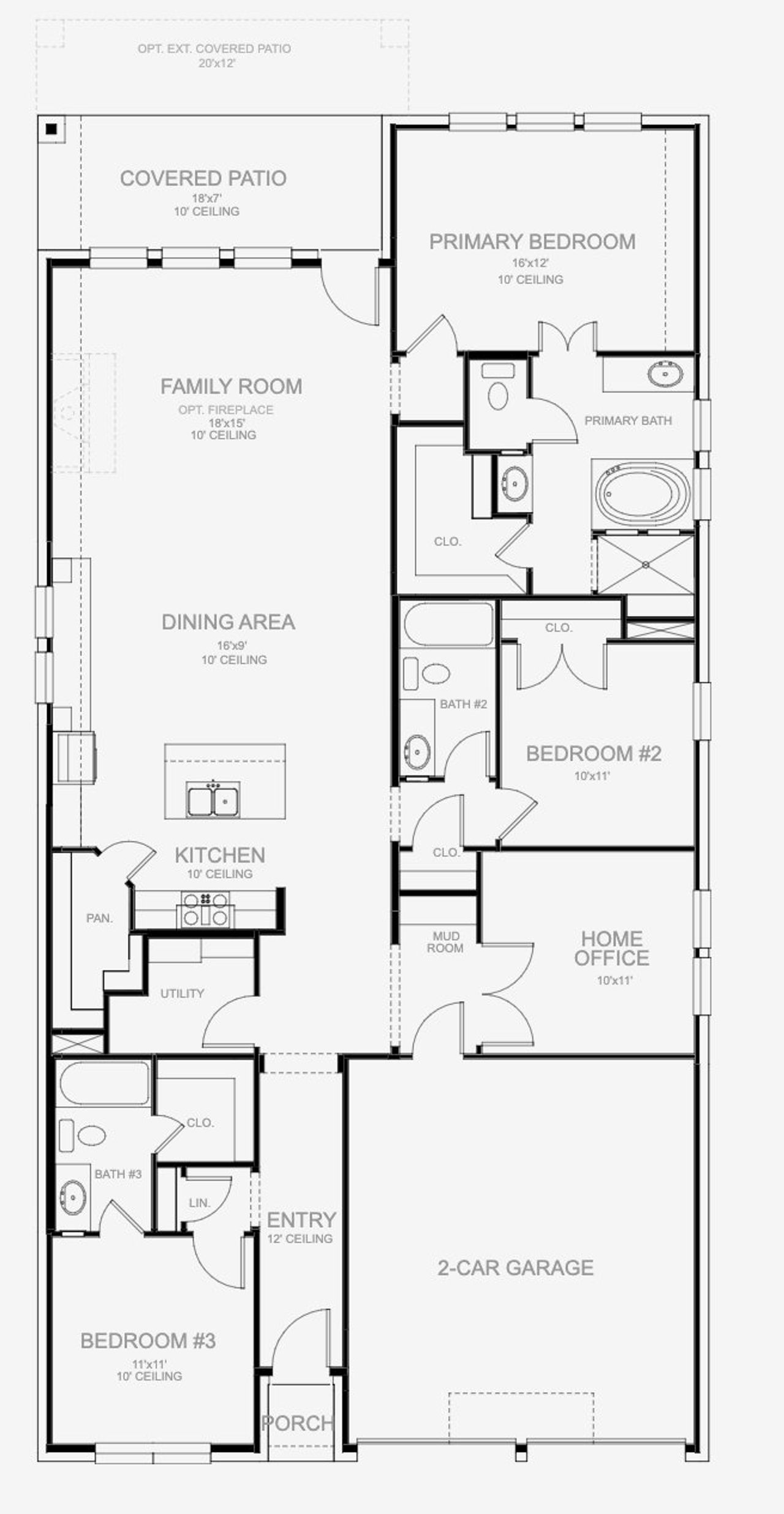 Image 2 representing the 1910W by Perry Homes in Meridiana, Rosharon, TX. Image 2 representing the 1910W by Perry Homes in Meridiana, Rosharon, TX.
