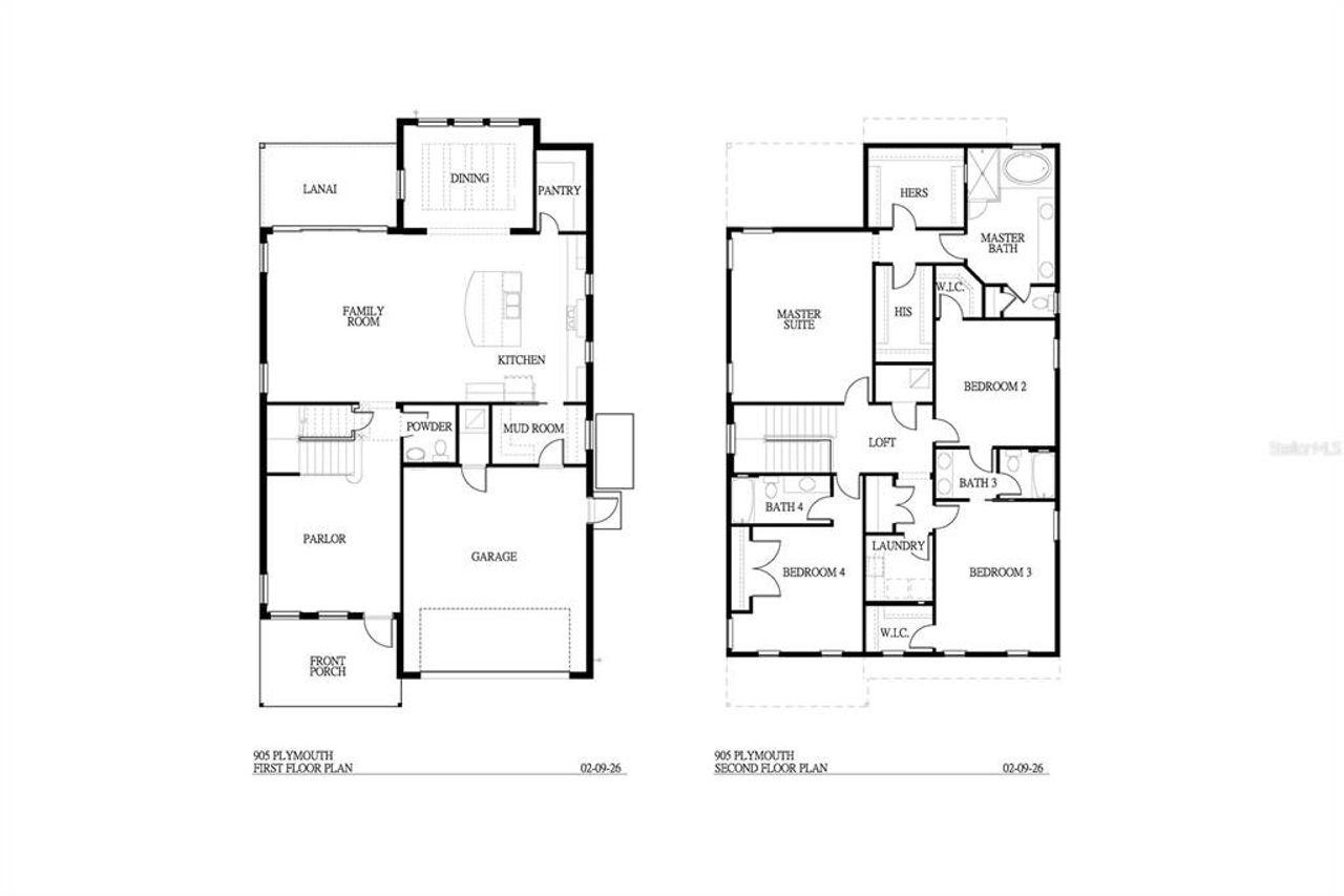 2D floor plan layout of this home in , Tampa, FL (Image 2).