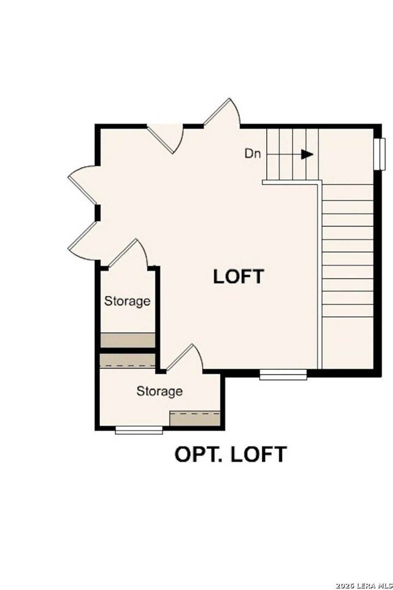 2D floor plan layout of this home in Spring Creek, San Antonio, TX (Image 2).
