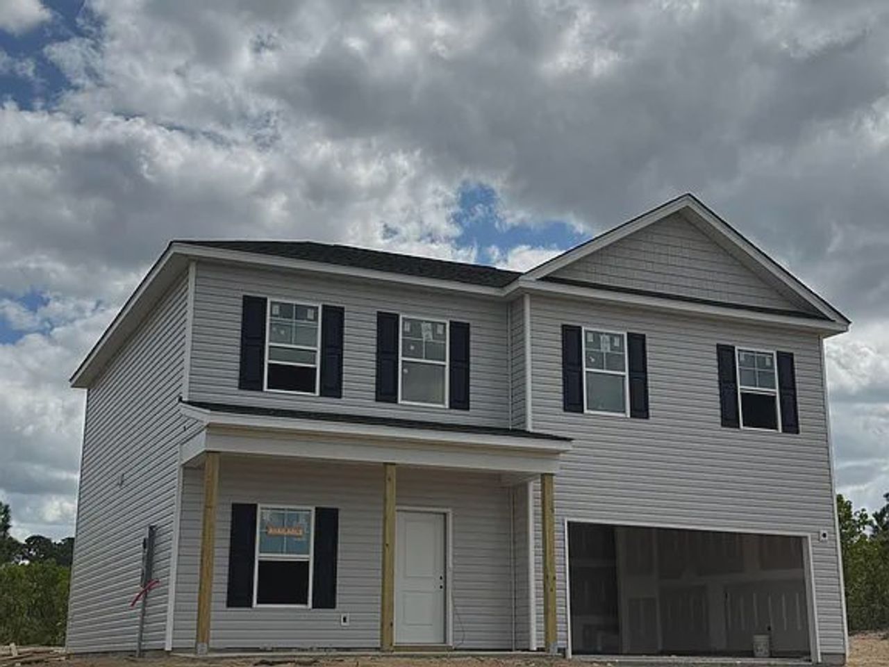 Front exterior of a new home in Amber Hill, West Columbia, SC, highlighting curb appeal (Image 2).