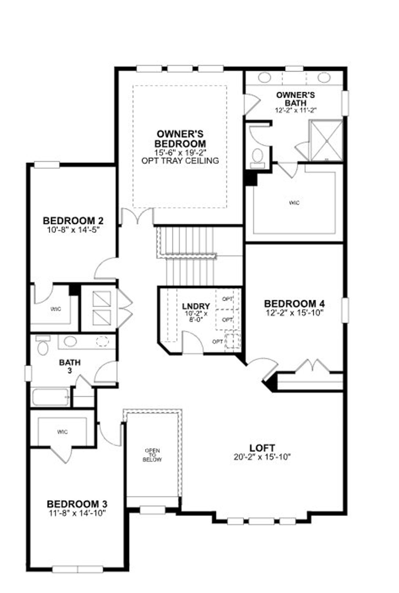 2D floor plan layout of this home in Lake Star at Ovation, Winter Garden, FL (Image 2). 2D floor plan layout of this home in Lake Star at Ovation, Winter Garden, FL (Image 2).