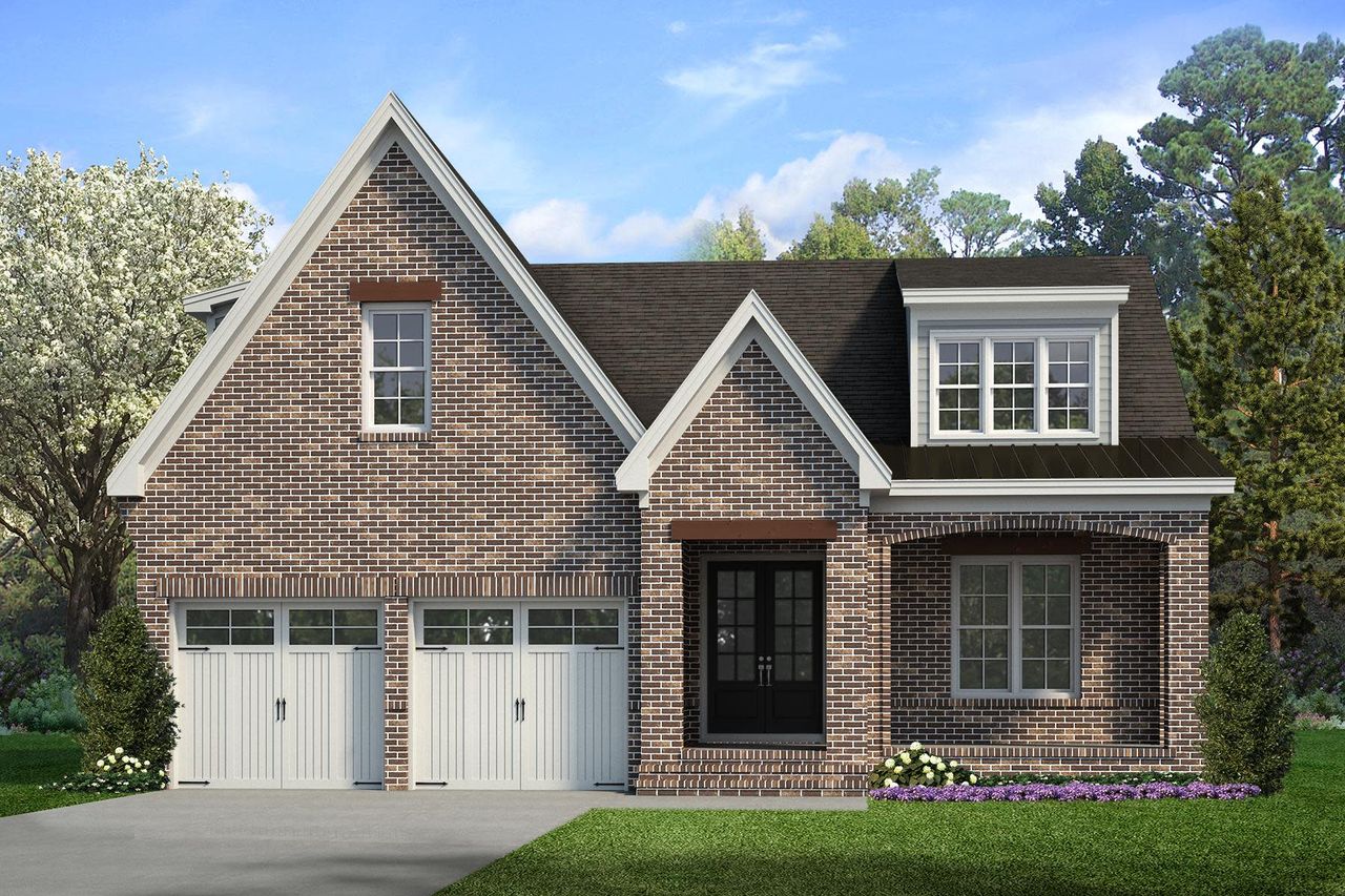 Representative exterior photo of a completed home built from the Salem 2024 by Gemstone Homes in McLaurin Farms, Fuquay Varina, NC (Image 2).