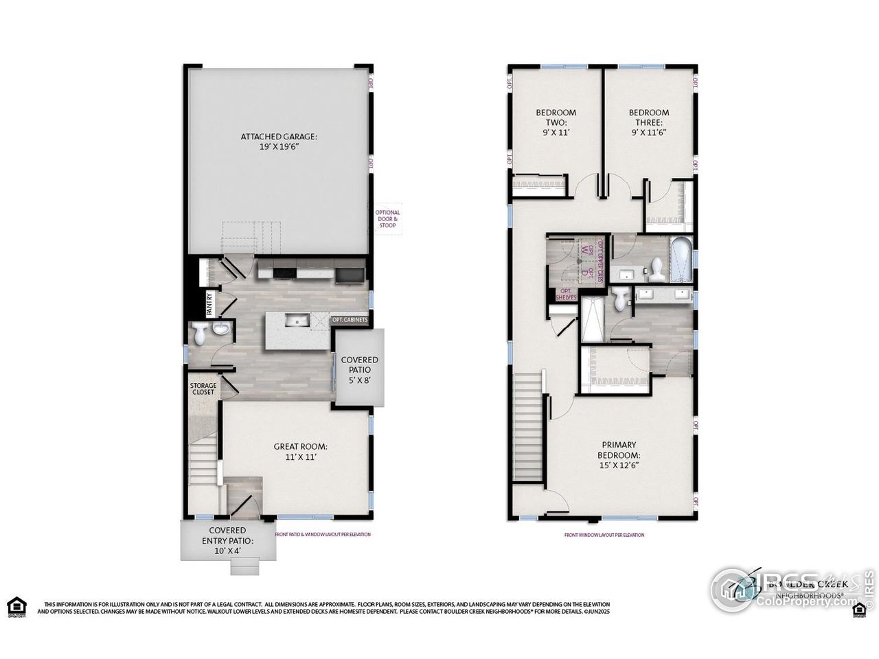 2D floor plan layout of this home in Baseline, Broomfield, CO (Image 2).
