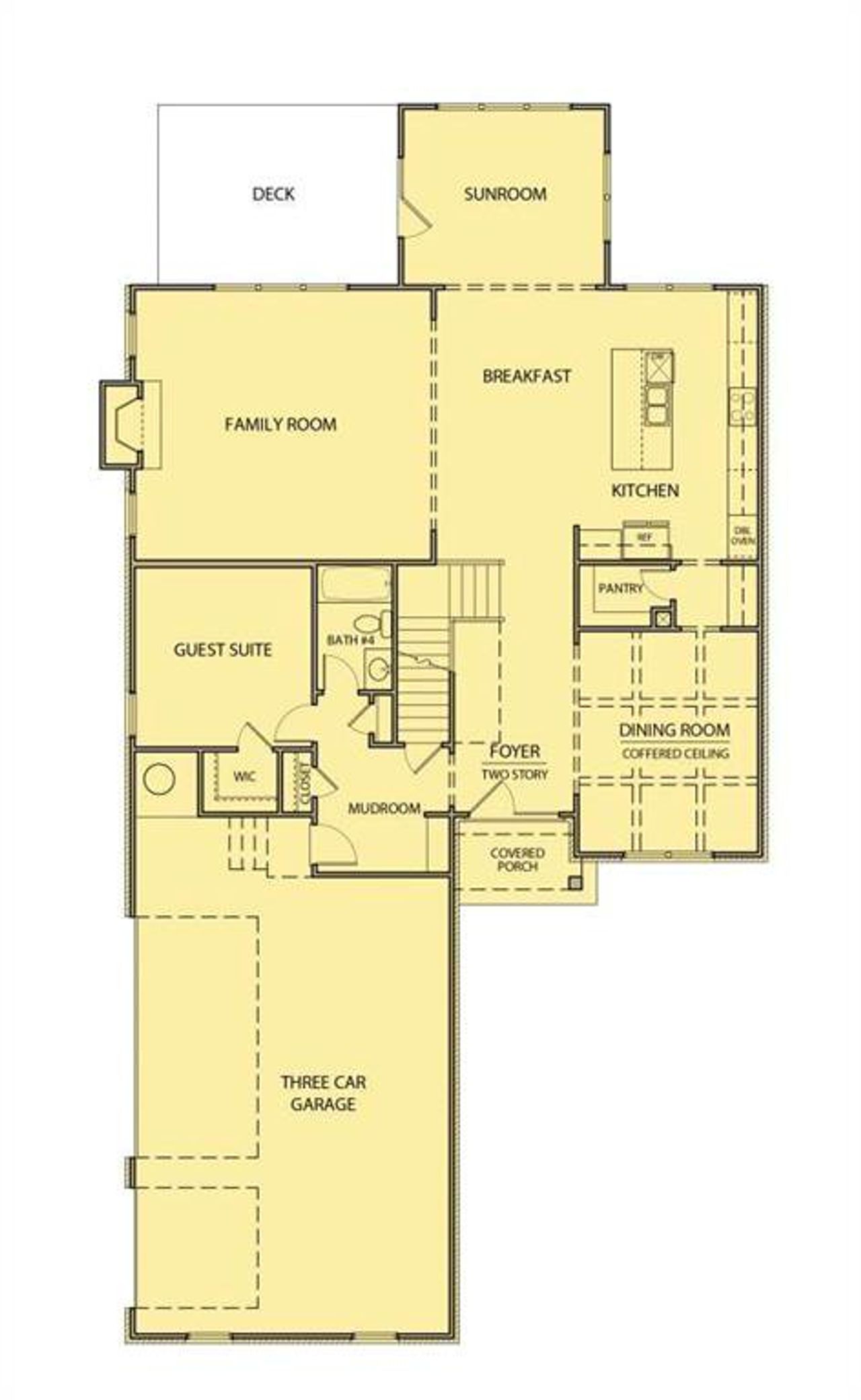 2D floor plan layout of this home in The Estates at Hurricane Pointe, Douglasville, GA (Image 2). 2D floor plan layout of this home in The Estates at Hurricane Pointe, Douglasville, GA (Image 2).