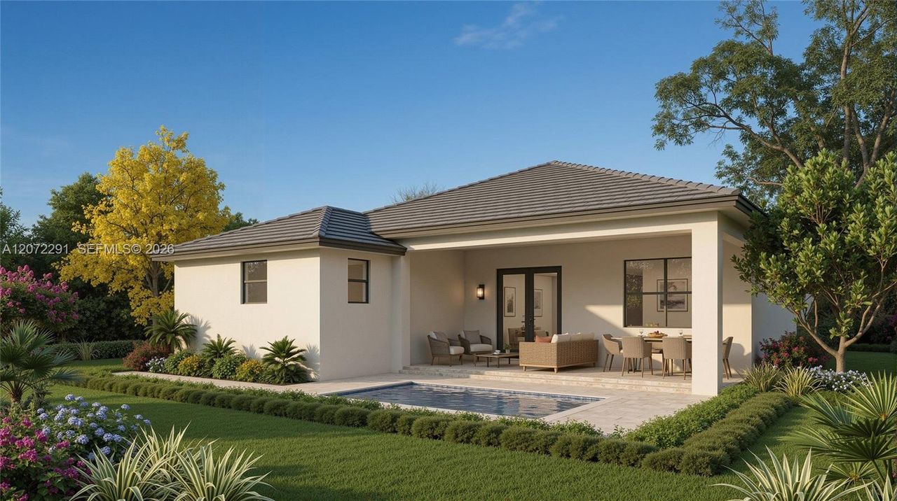 Exterior details and patio area of a home in , Homestead (Image 2).