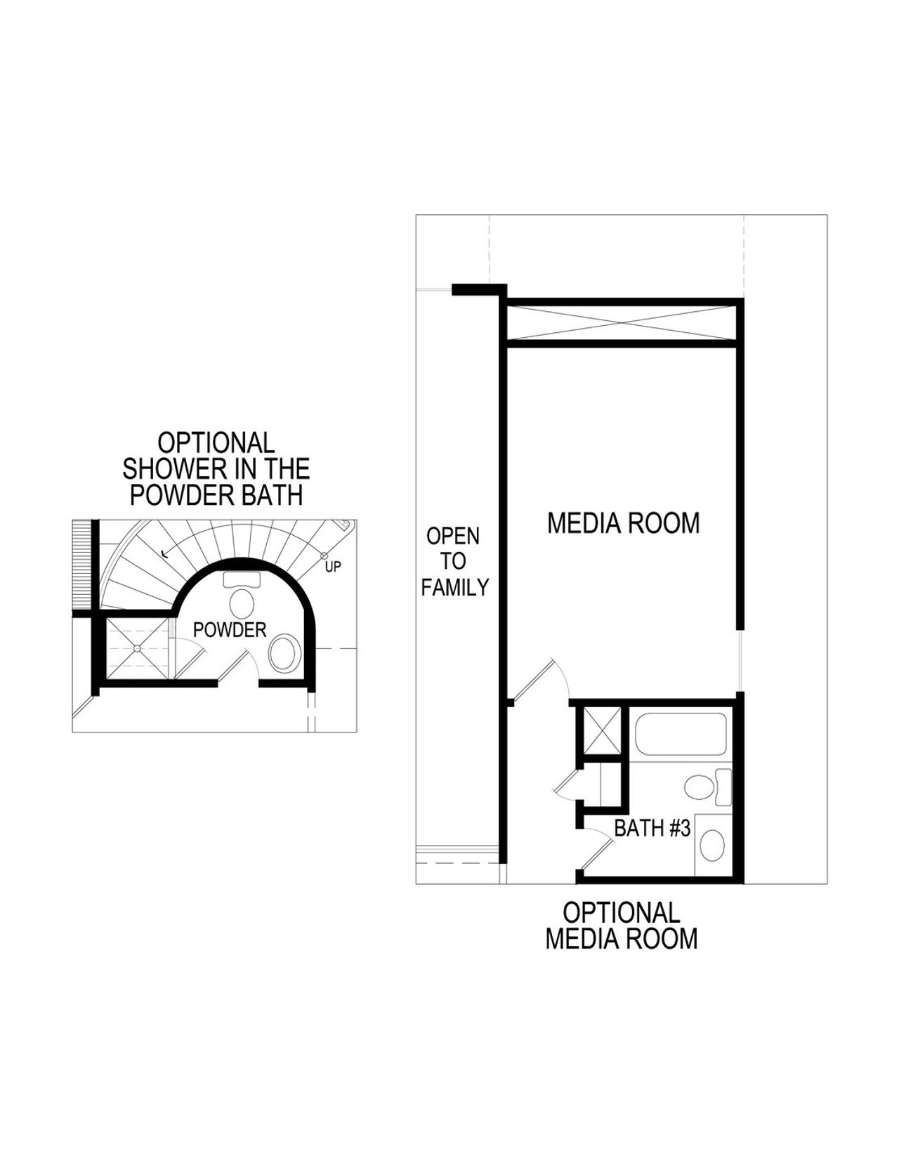 2D floor plan layout of this home in Sutton Fields, Celina, TX (Image 2).