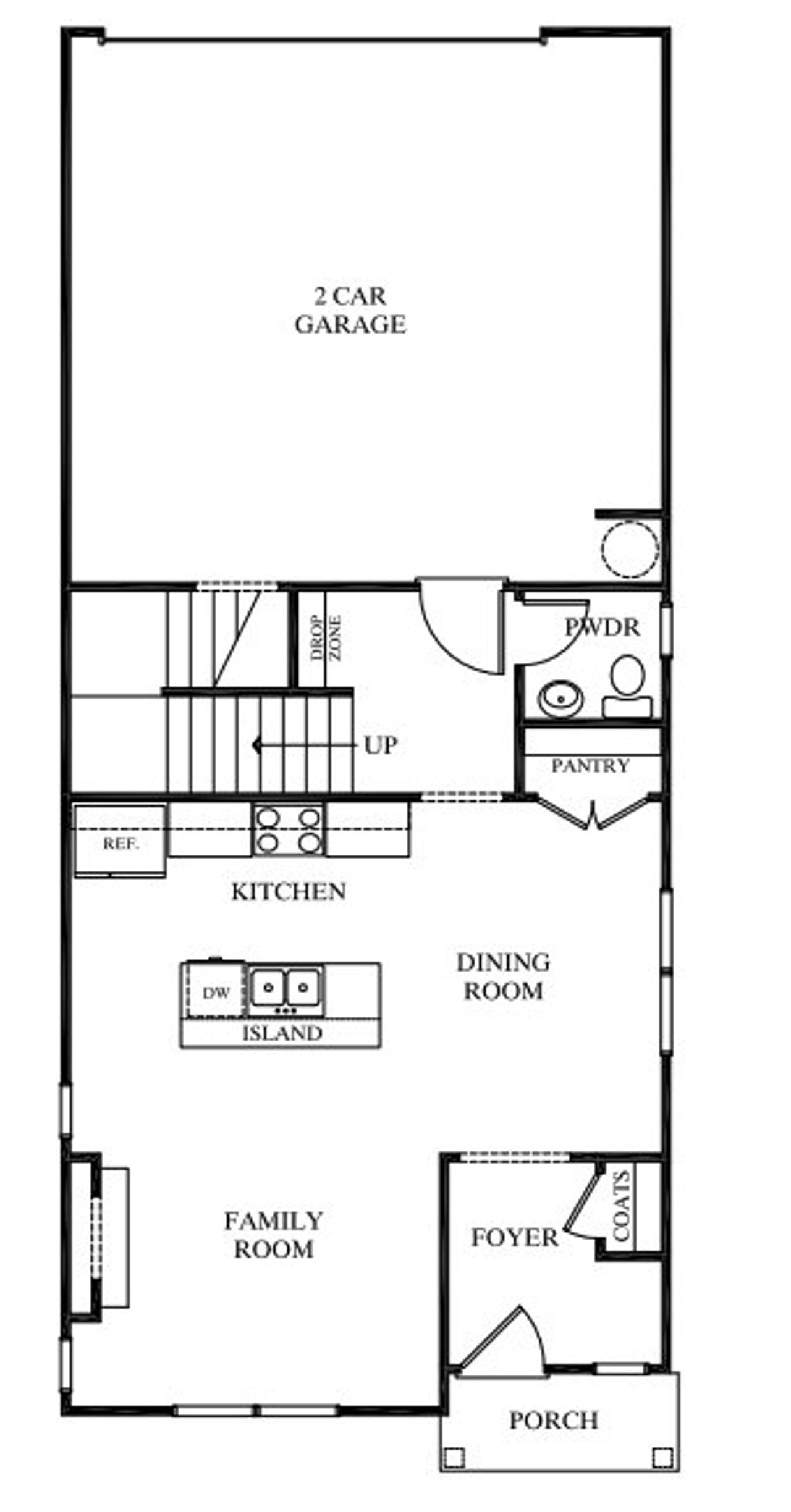 2D floor plan layout for the Evergreen by Rocklyn Homes in Shoals Crossing, Conyers, GA (Image 2). 2D floor plan layout for the Evergreen by Rocklyn Homes in Shoals Crossing, Conyers, GA (Image 2).