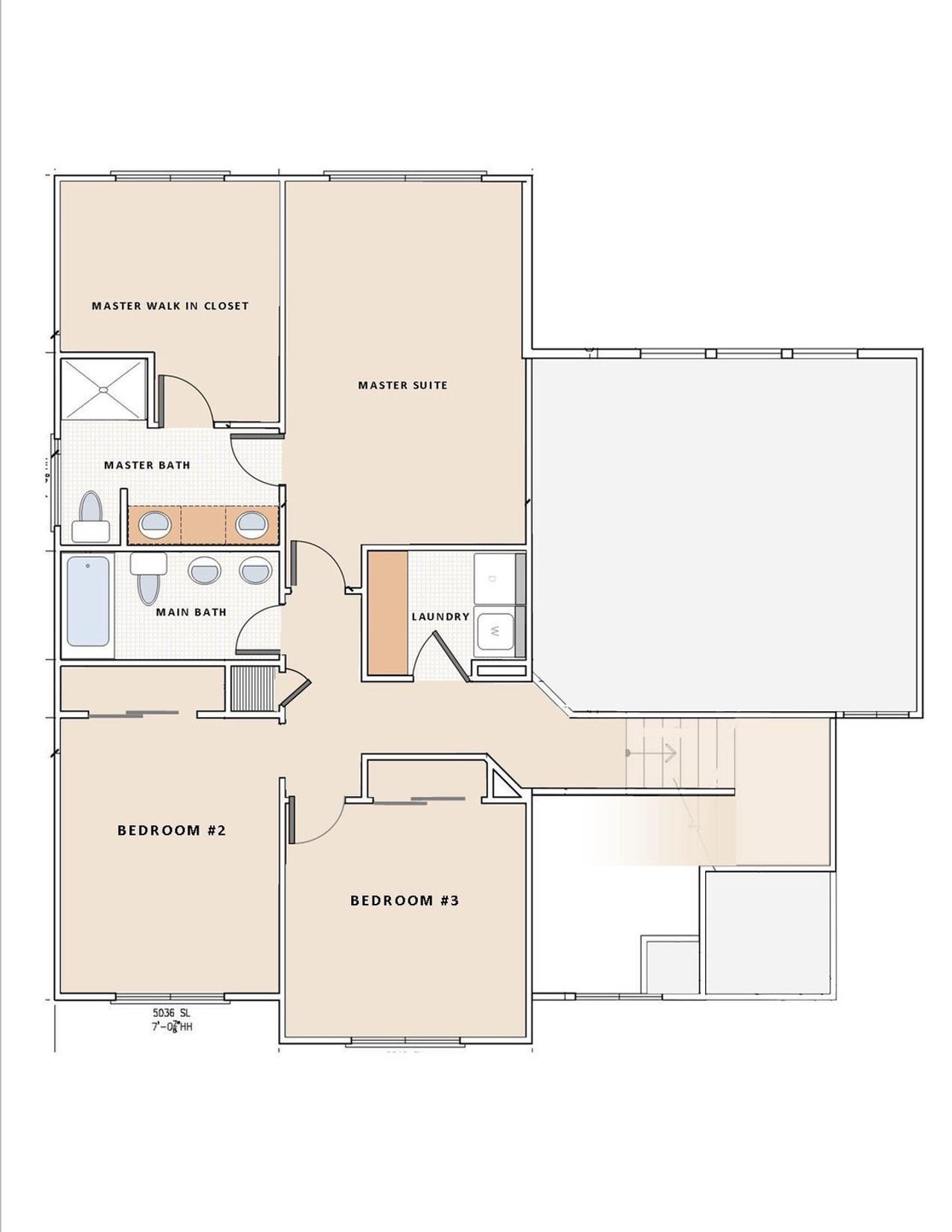2D floor plan layout for the New Jersey by J&J Construction in Union Colony West, Greeley, CO (Image 2). 2D floor plan layout for the New Jersey by J&J Construction in Union Colony West, Greeley, CO (Image 2).