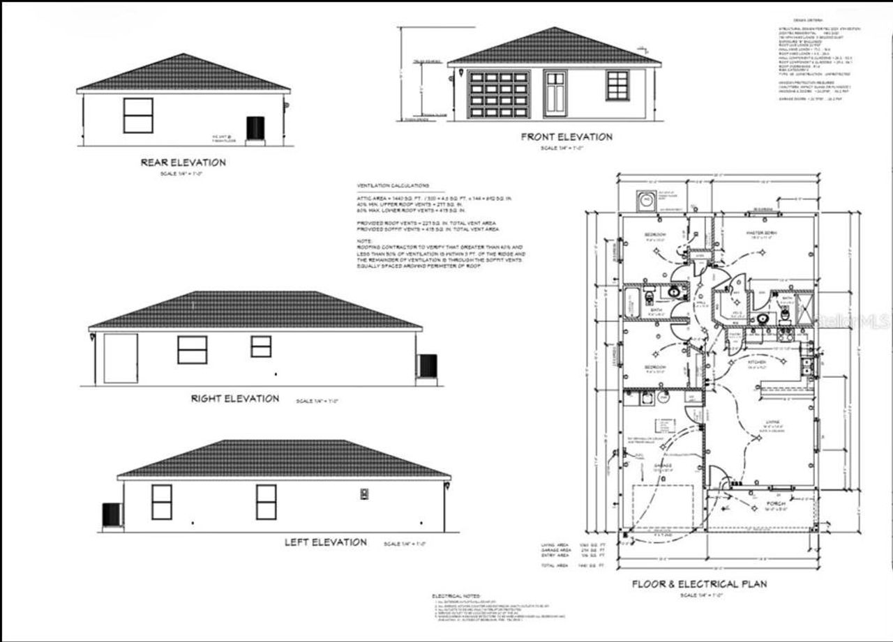 Exterior rendering of this home design in , Bradenton, FL (Image 2).