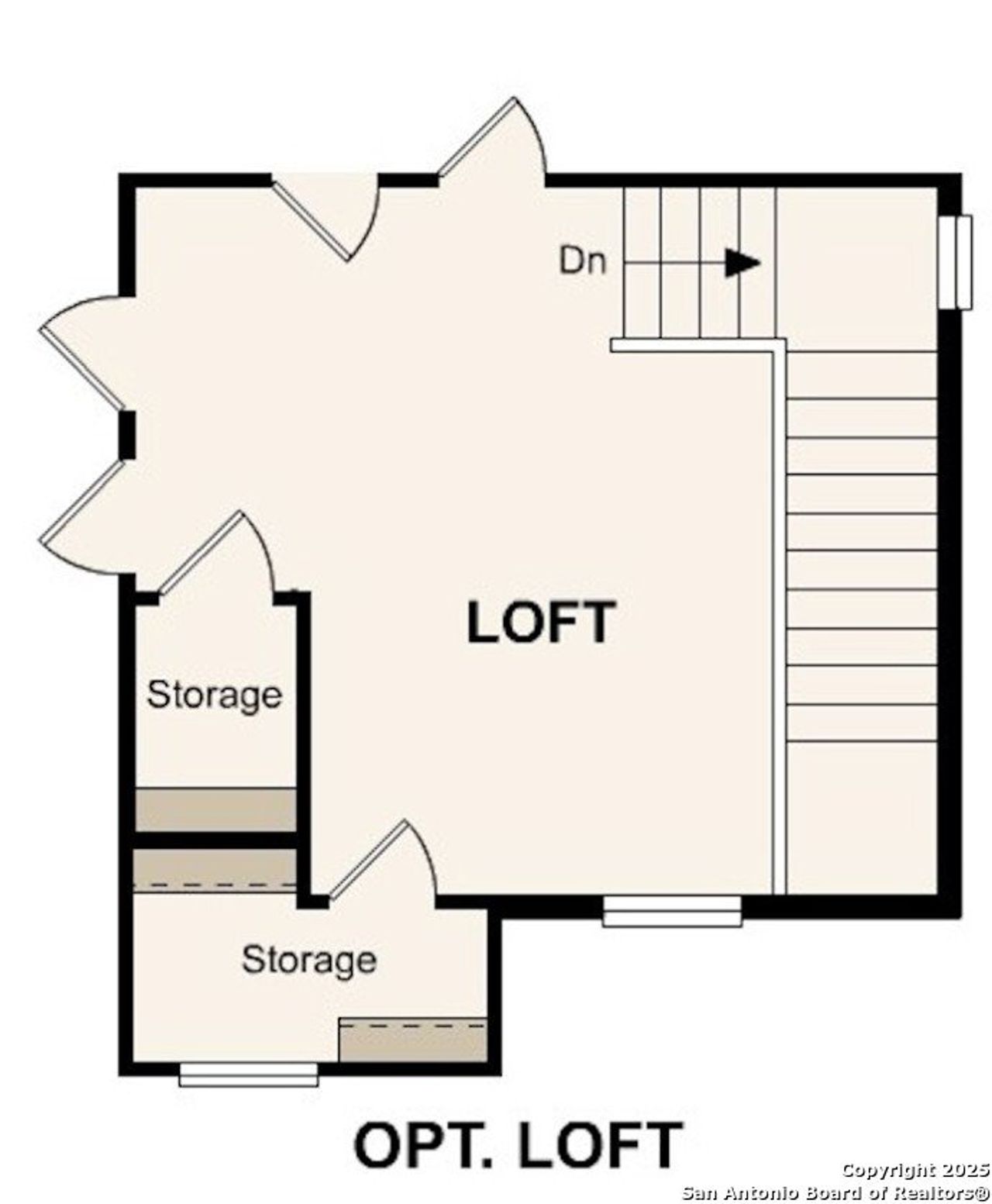 2D floor plan layout of this home in Senna, Leon Valley, TX (Image 2).