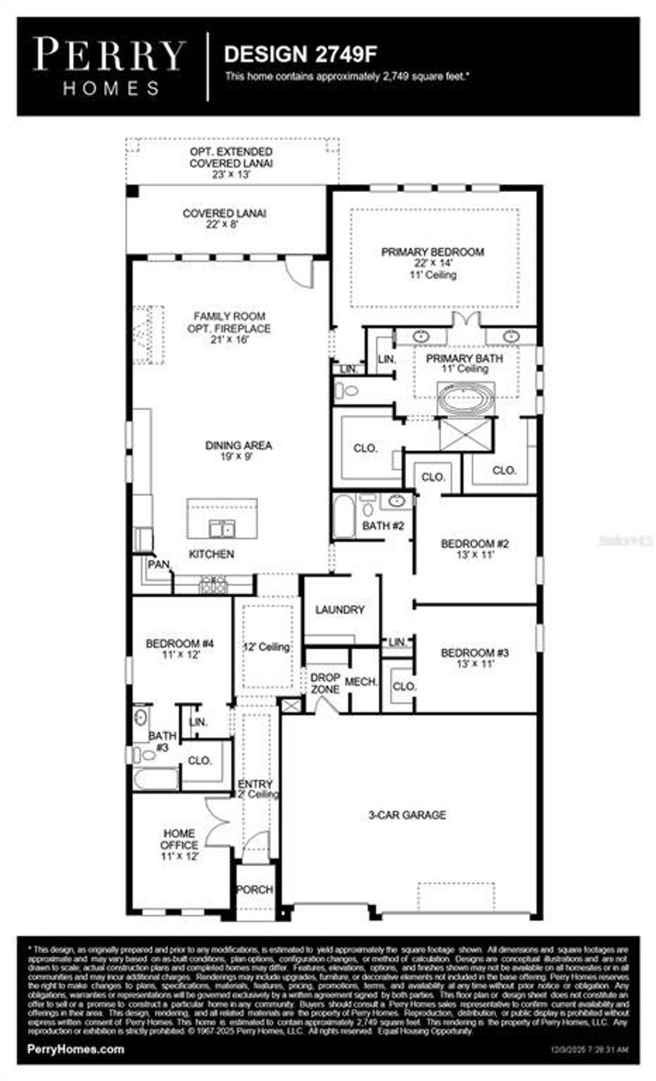 2D floor plan layout of this home in Reserve at Berry Bay, Wimauma, FL (Image 2). 2D floor plan layout of this home in Reserve at Berry Bay, Wimauma, FL (Image 2).