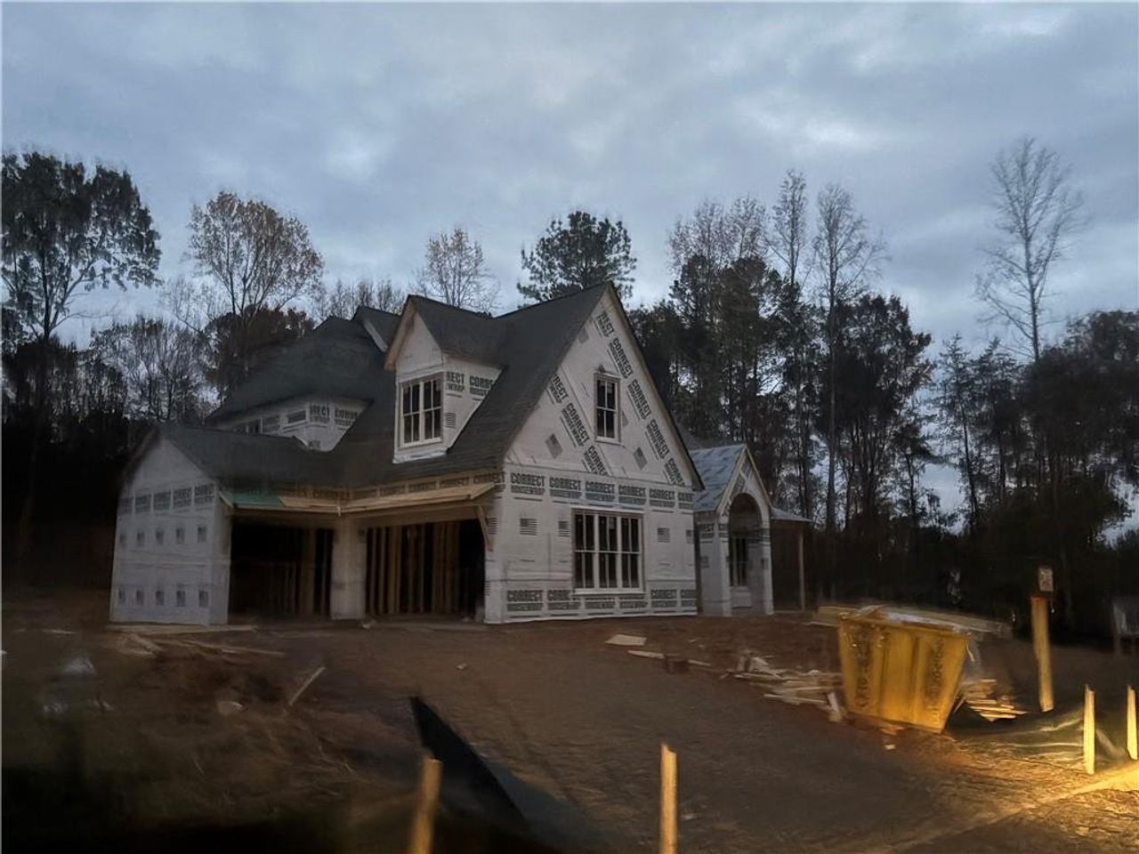 In-progress construction of a new home in , Ball Ground, GA (Image 2).